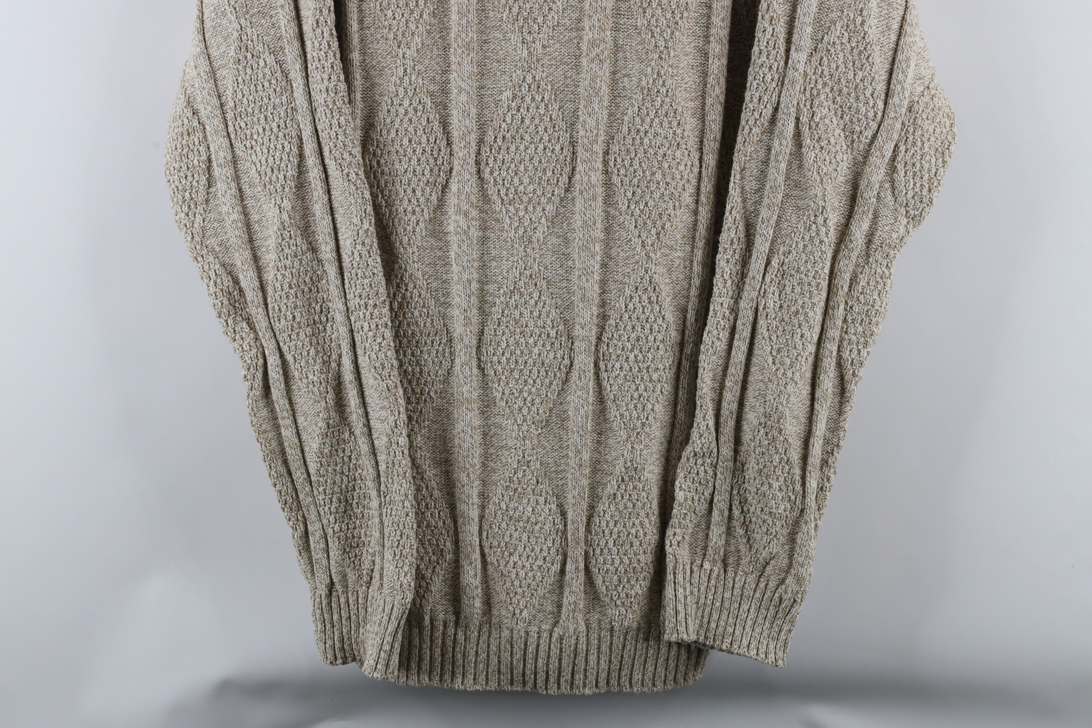 Vintage Vintage 90s Streetwear Striped Ribbed Knit Crewneck Sweater Size US M / EU 48-50 / 2 - 3 Thumbnail