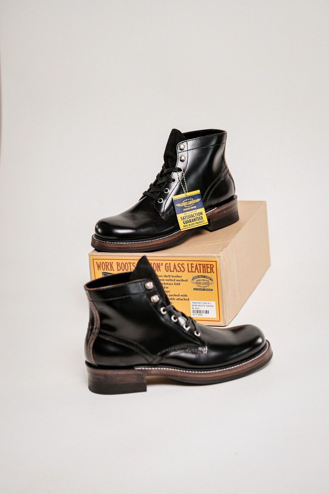 Baskets The Real McCoy's Beck Shoes - Pointure US 7.5 (EU 41), Noir, Neuves Et Rares