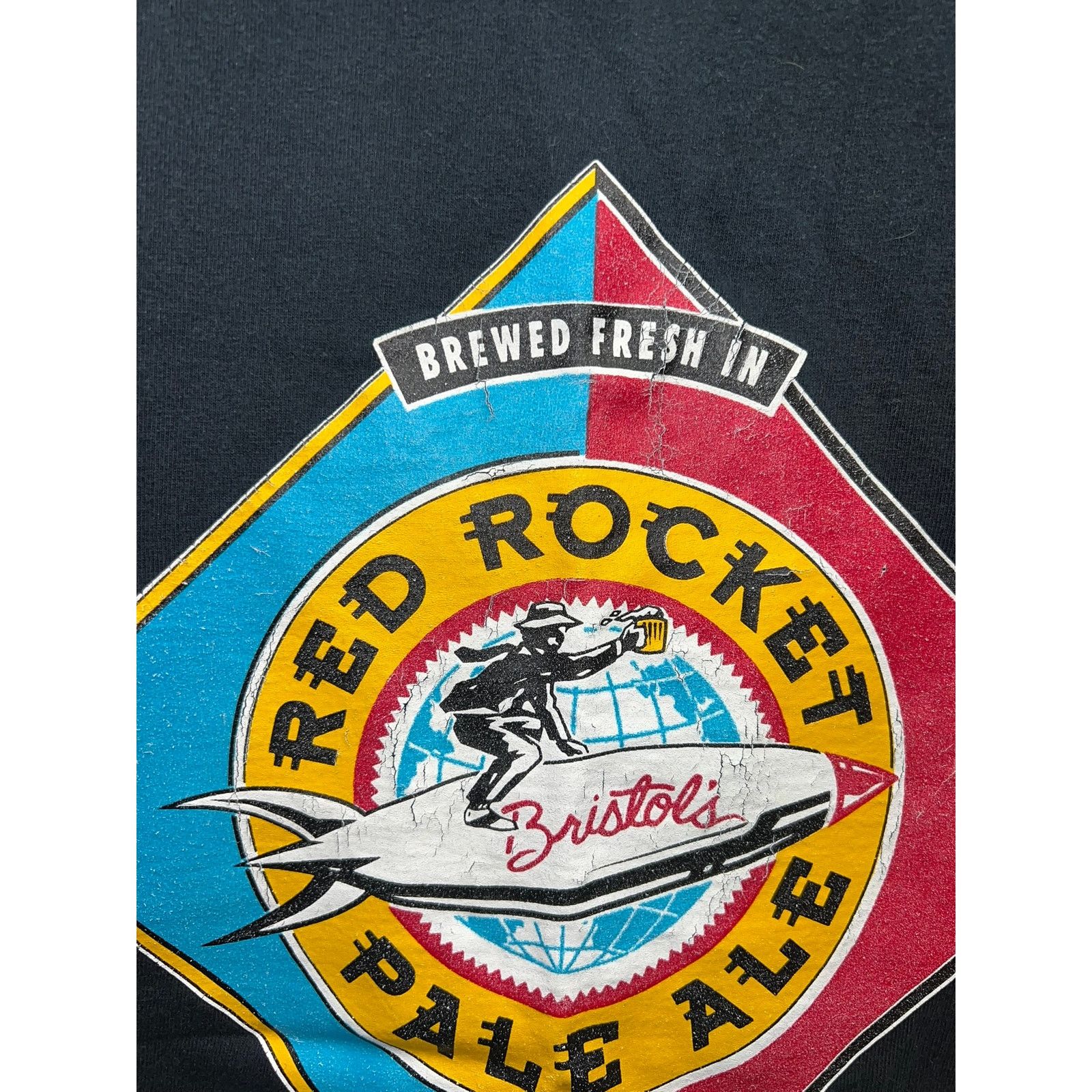 Gildan Red Rocket Pale Ale Shirt Colorado Springs Bristol's beer 2X Size US XXL / EU 58 / 5 - 3 Thumbnail
