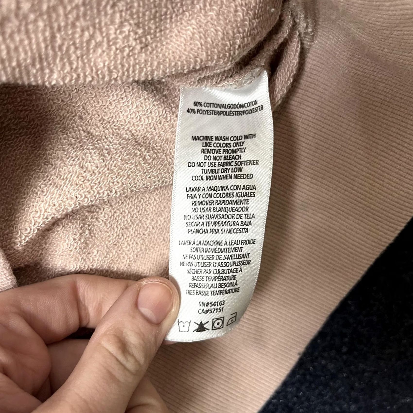 Calvin Klein Calvin Klein Performance Hoodie Womens L Beige Full Zip Logo Sweatshirt Size L / US 10 / IT 46 - 3 Thumbnail