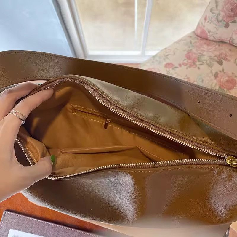 Designer Design Shoulder Capacity Vintage Style PU Leather Bag Size ONE SIZE - 7 Thumbnail