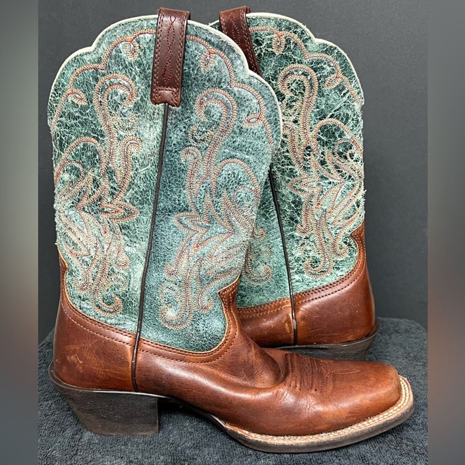 Ariat Ariat Ladies Legend Sq Toe Piney Woods Western Cowgirl Boots Size US 7.5 / IT 37.5 - 7 Thumbnail