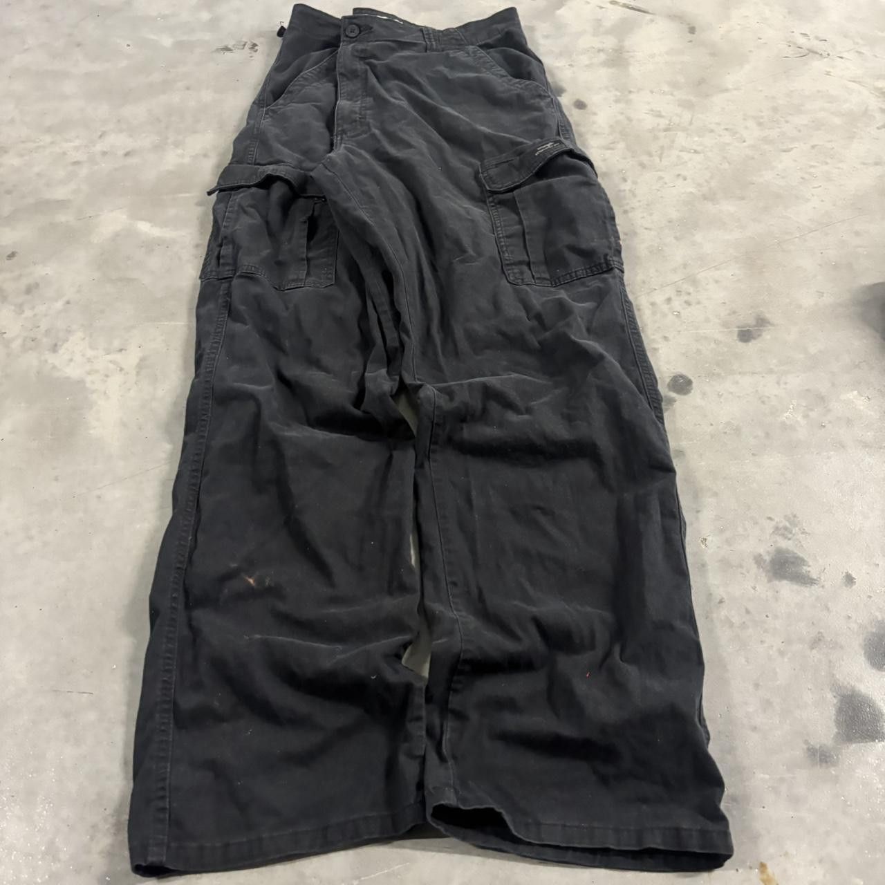 Vintage Crazy Vintage Y2K/2000s Black Skater Essential Cargo Pants! 38x34 Size US 38 / EU 54 - 3 Thumbnail