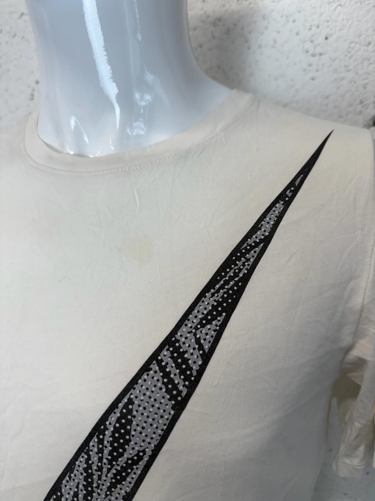 Nike Nike Cream Black Design Graphic T-Shirt Mens Size S Size US S / EU 44-46 / 1 - 4 Thumbnail