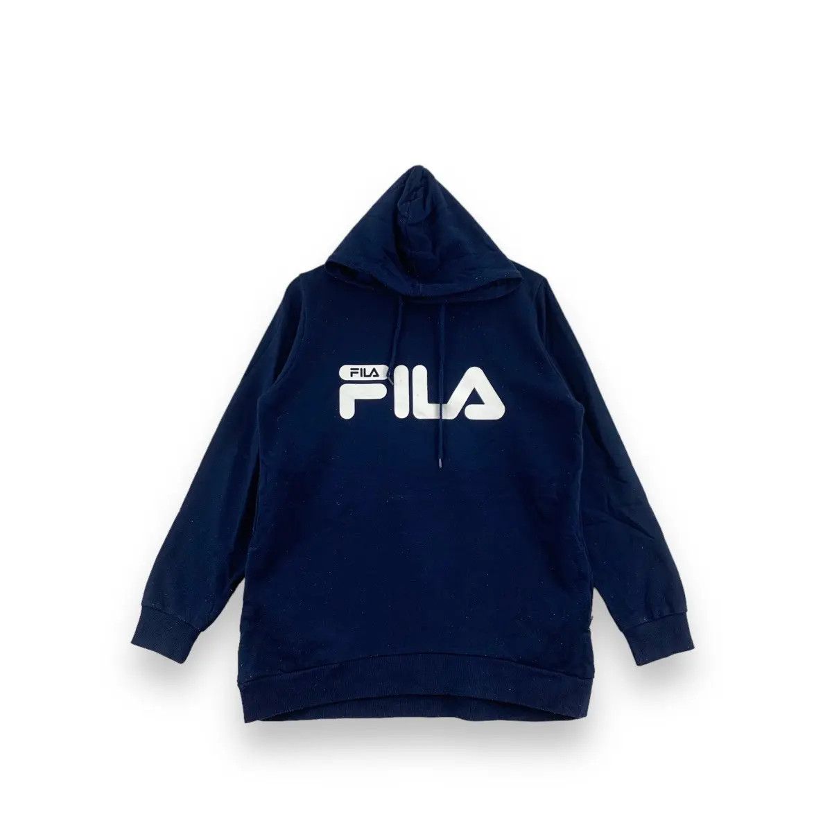 Vintage FILA BIELLA ITALIA Center Logo Oversized Hoodie