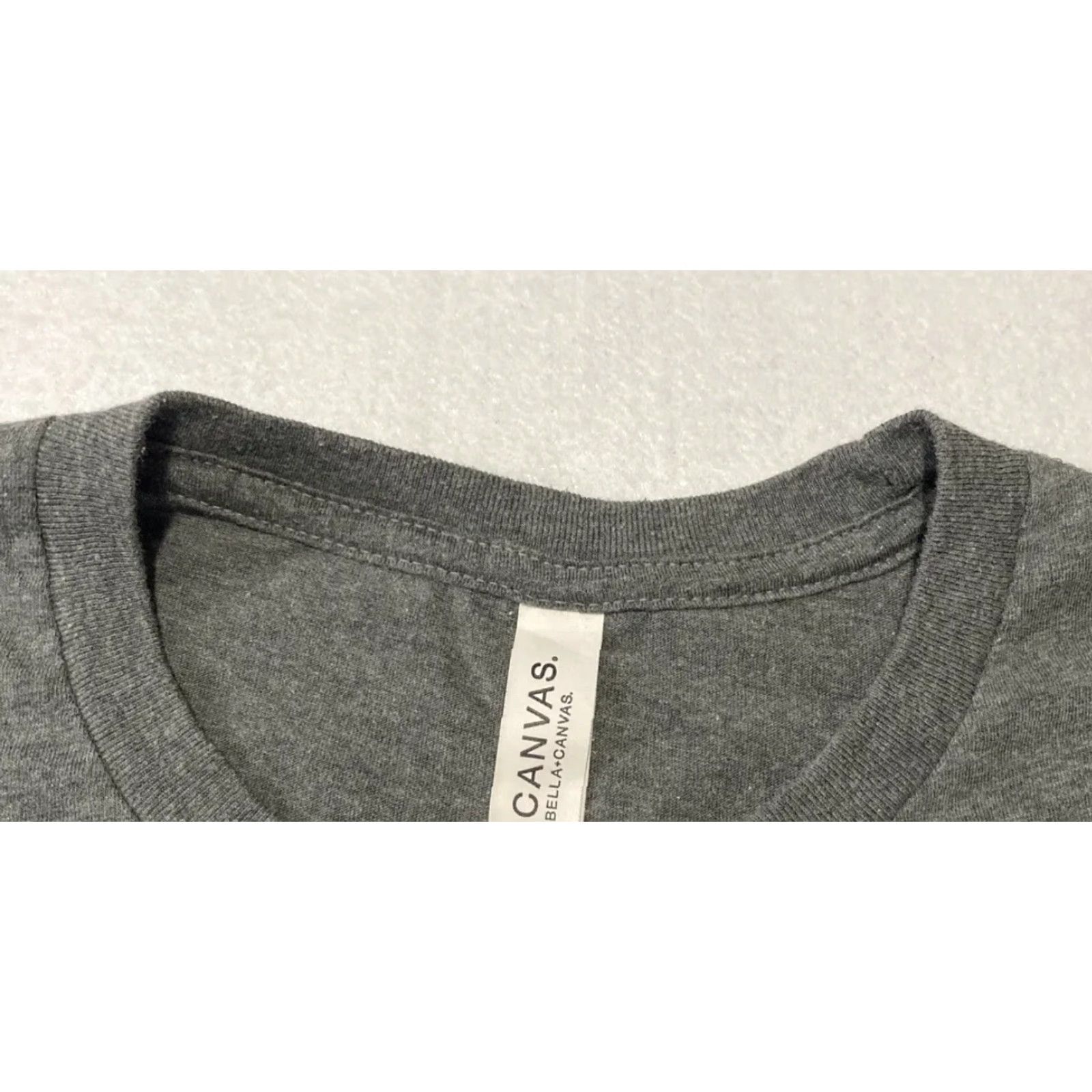 Vintage Bella + Canvas T-Shirt Women XS Short Sleeve Canvas Solid Crew Neck Casual Tops/29-4 Size XS / US 0-2 / IT 36-38 - 3 Thumbnail