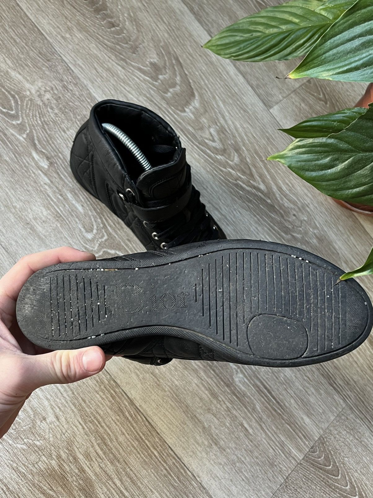Dior Dior Quilted Leather Sneakers – Authentic Size US 7.5 / IT 37.5 - 5 Thumbnail