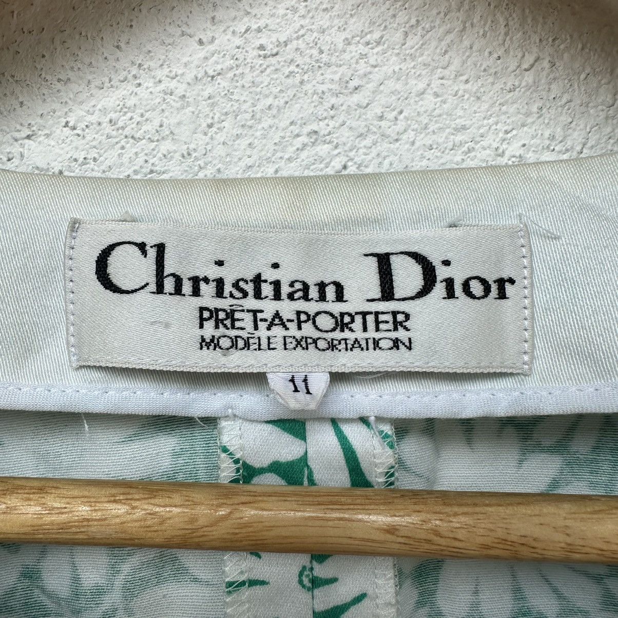 Christian Dior Monsieur Christian Dior Pret-A-Porter Floral Crop Blazer Size M / US 6-8 / IT 42-44 - 7 Thumbnail