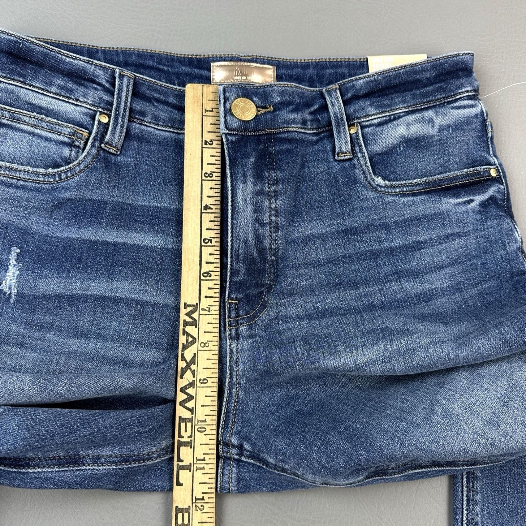 Vintage KUT from the Kloth Jeans Womens 8 Blue High Rise Rachael Fab Ab Mom Jean Raw Hem Size 30" / US 8 / IT 44 - 5 Thumbnail
