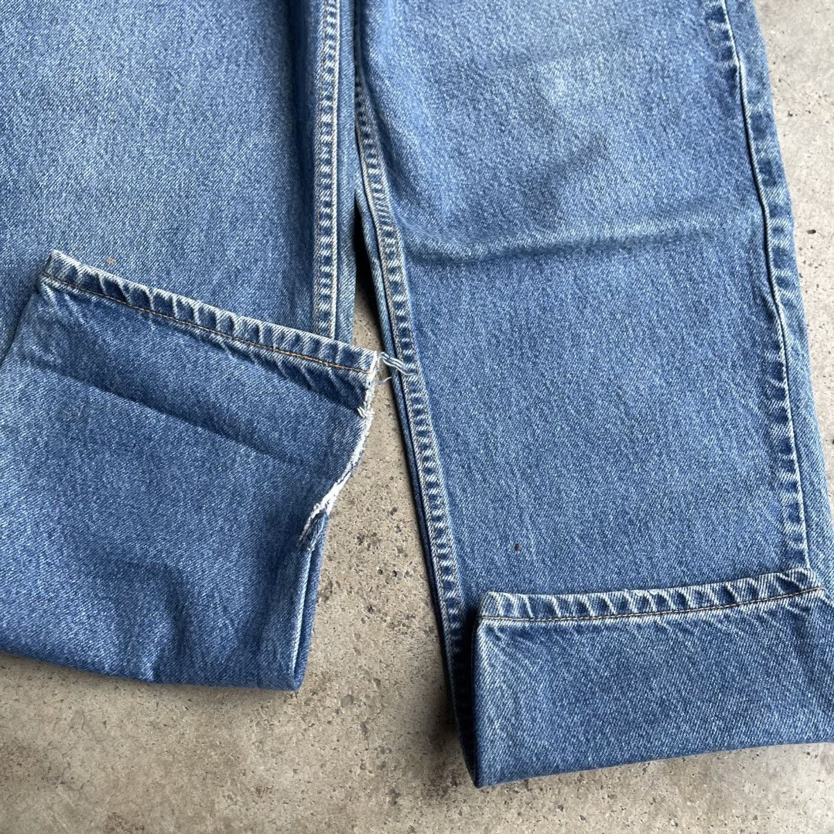 Levi's Vintage Clothing 🔥Vintage 90s Levis Stoned Washed Loose Fit Denim Jeans Size US 31 - 7 Thumbnail