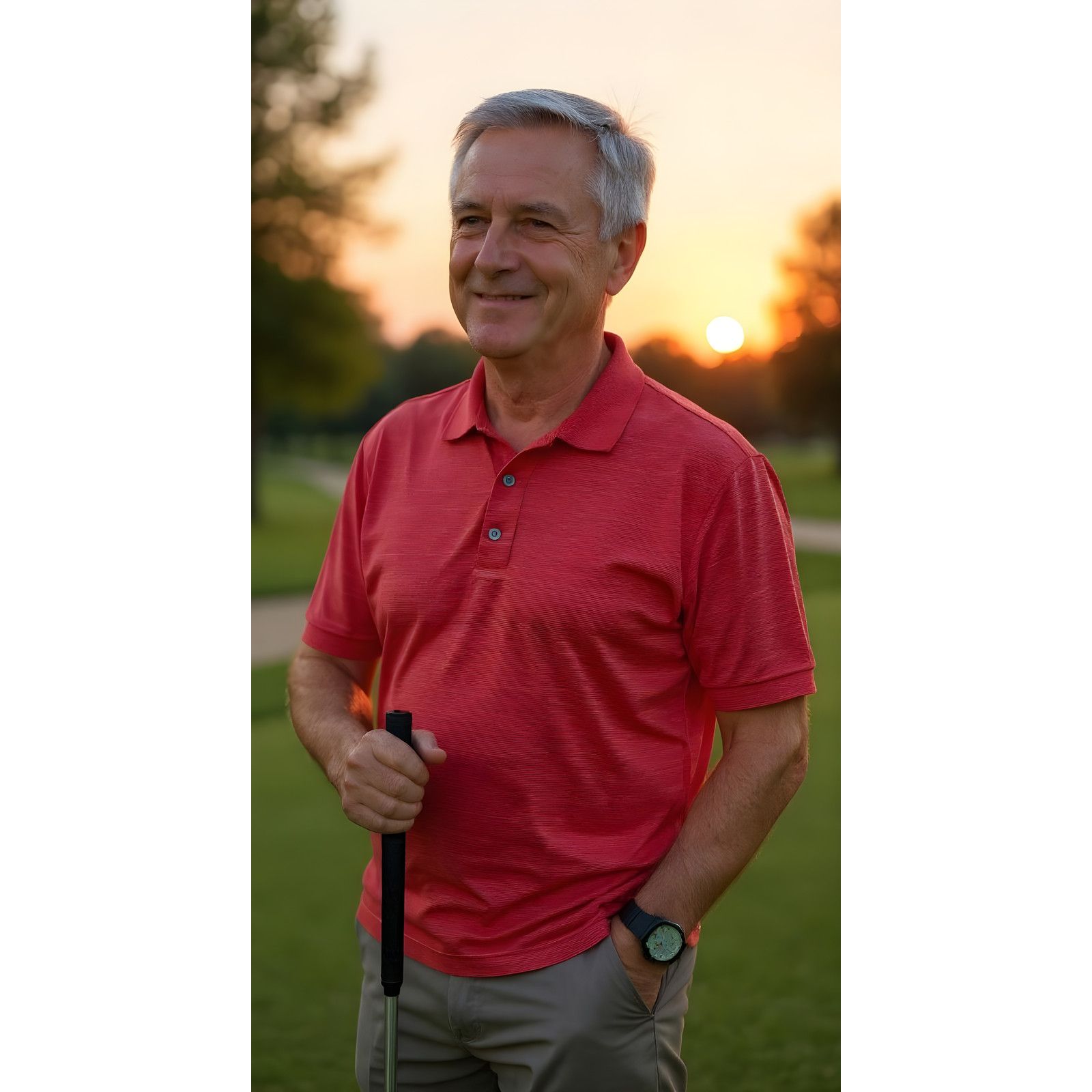Peter Millar Peter Millar Men's XL Coral Striped Short Sleeve Polo Golf Size US XL / EU 56 / 4 - 1 Thumbnail