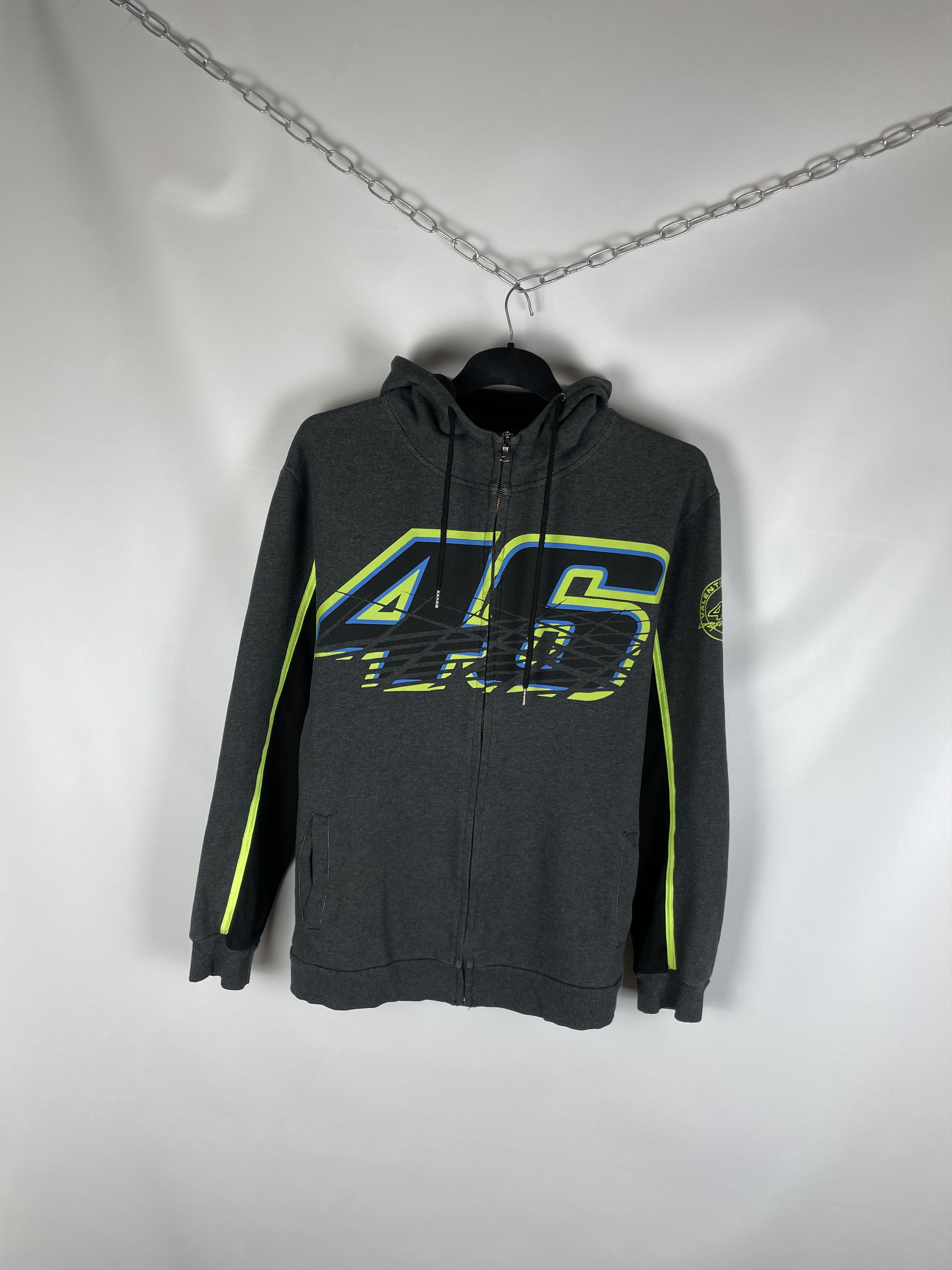 Vintage Vintage 46 Valentino Rossi Racing Hoodies Size US XXL / EU 58 / 5 - 2 Thumbnail