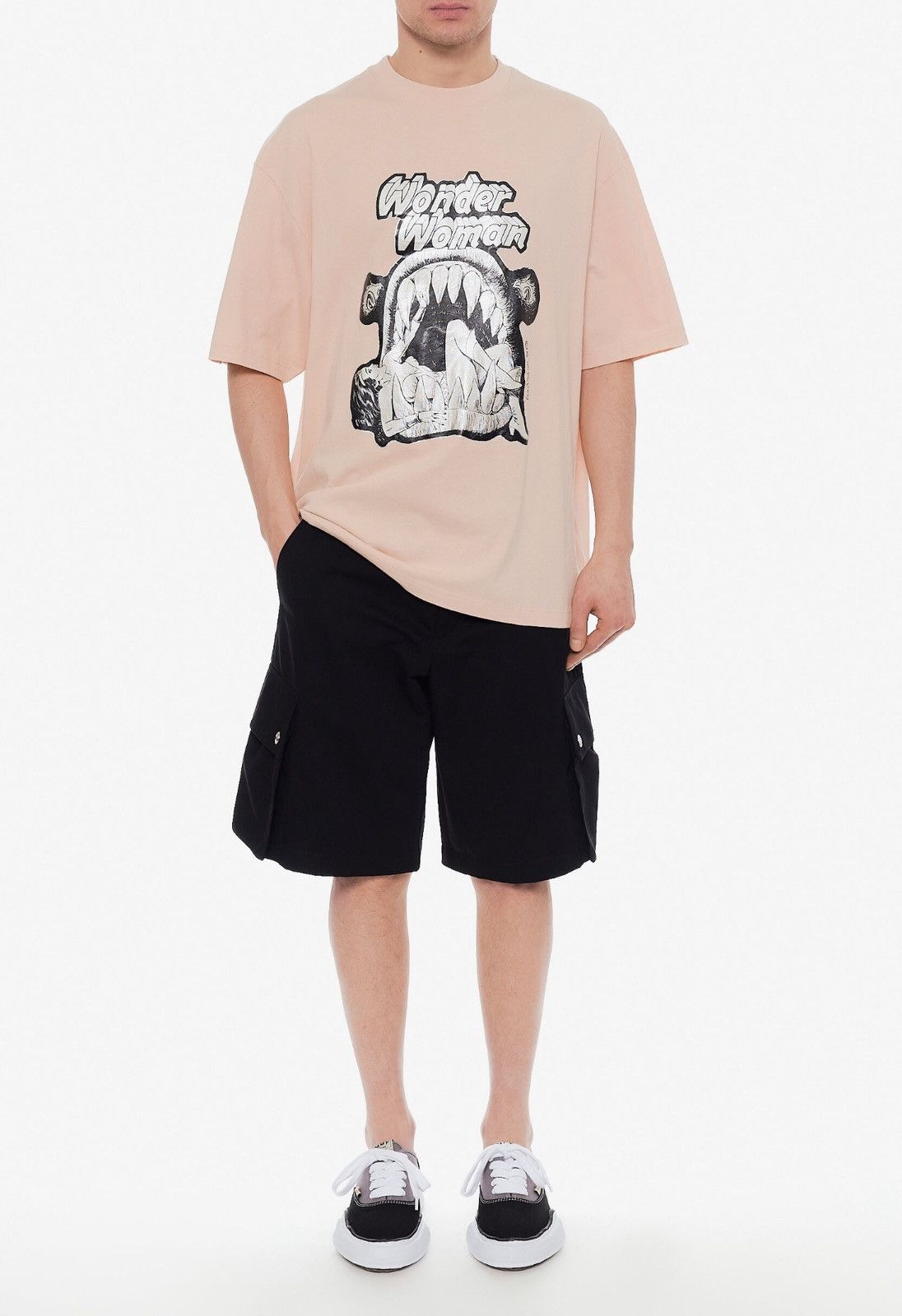 Acne Studios Last Acne Studios Printed Wonder Woman T-Shirt Size US L / EU 52-54 / 3 - 4 Thumbnail