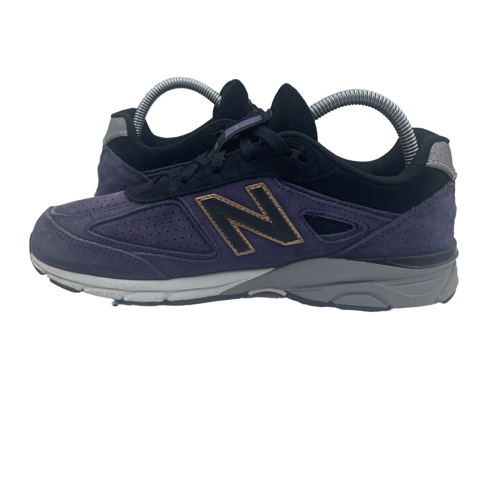 New Balance New Balance 990v4 Dark Purple Suede Black Shoes Womens 8.5 Size US 8.5 / IT 38.5 - 6 Thumbnail