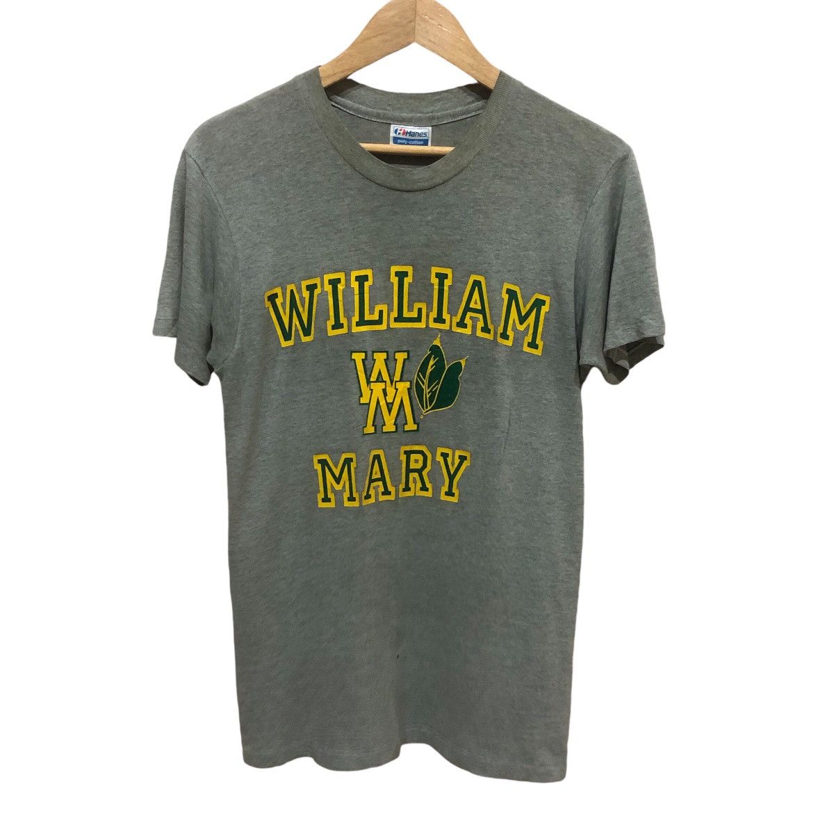Hanes × Vintage 80’ Single Stich William Mary Shirt Size US M / EU 48-50 / 2 - 1 Thumbnail