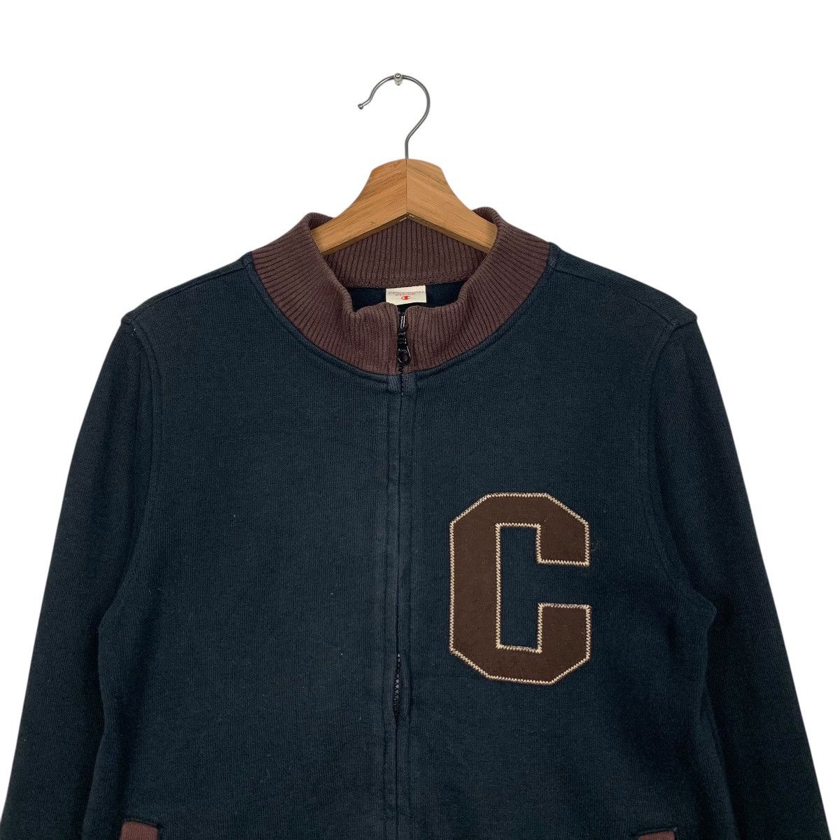 Champion CHAMPION USA Big Logo Sweater Jacket #1598-C71 Size US M / EU 48-50 / 2 - 2 Thumbnail