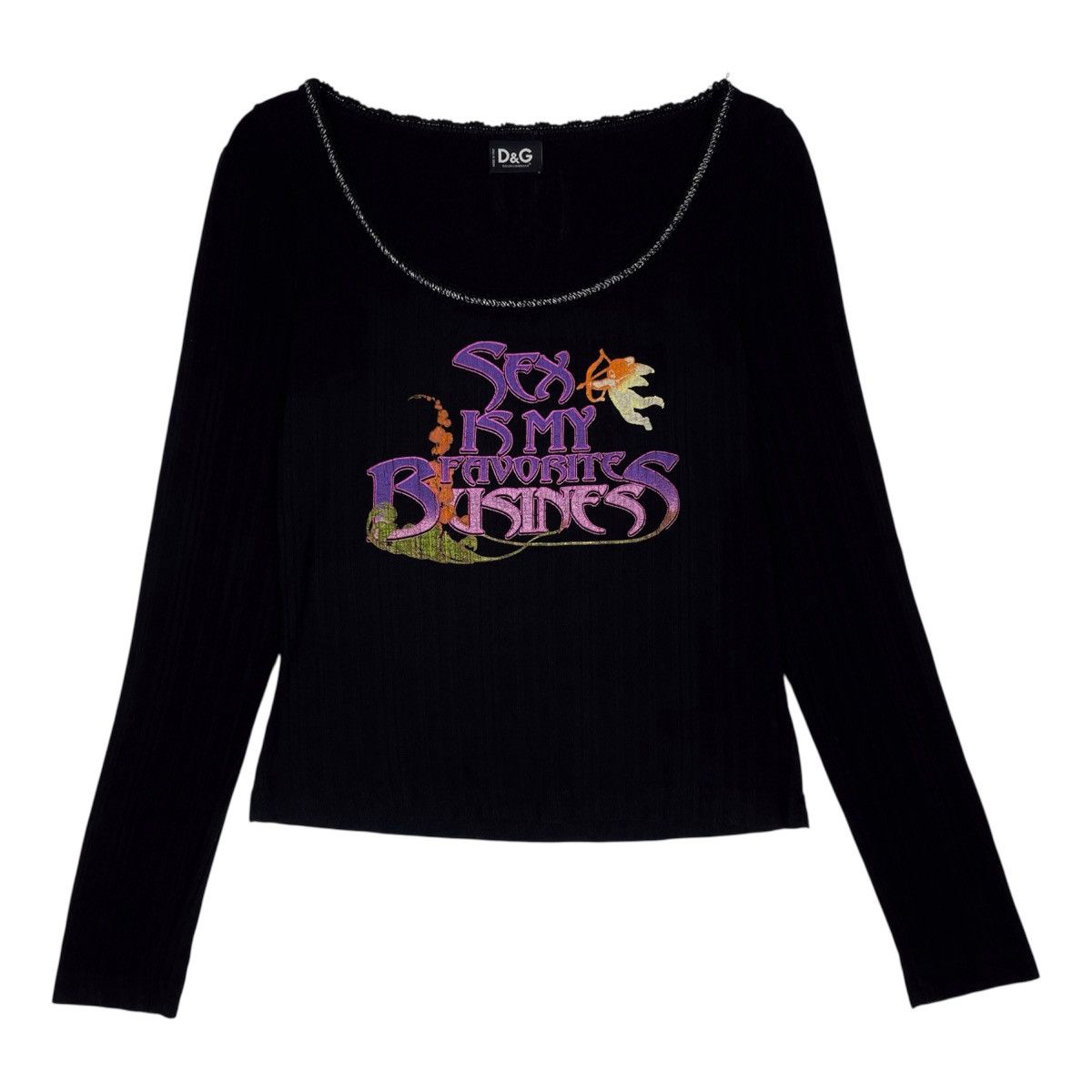Dolce & Gabbana Rare 90’s Y2K Dolce&Gabbana Sex Is My Favorite Business Top Size S / US 4 / IT 40 - 2 Thumbnail