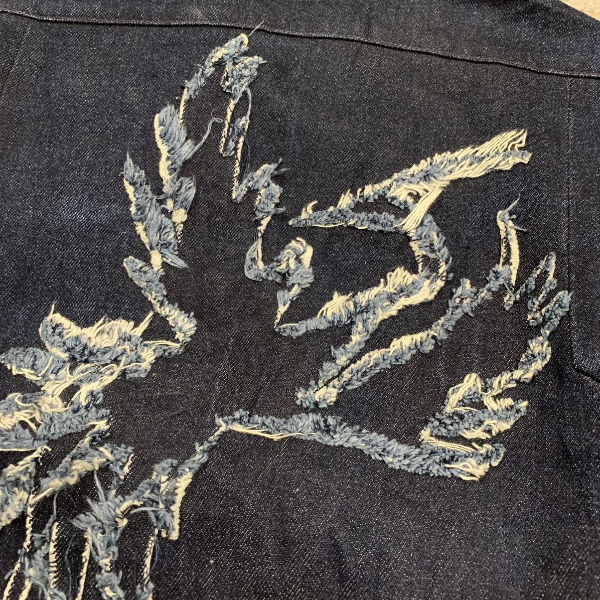 Japanese Brand × Vivienne Tam Vintage Viviene tam phoenix patches bikers denim jacket Size XS / US 0-2 / IT 36-38 - 9 Thumbnail