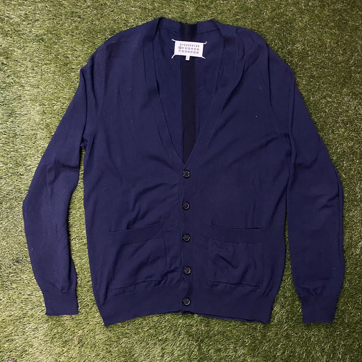 Maison Margiela Navy Cardigan