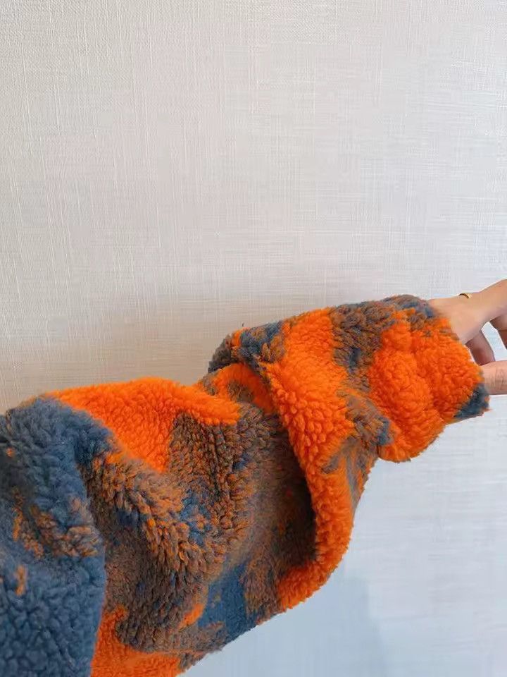 Other Polar Fleece Streetwear Jacket Tie Dye Warm Zipper Outdoor Size US L / EU 52-54 / 3 - 9 Thumbnail