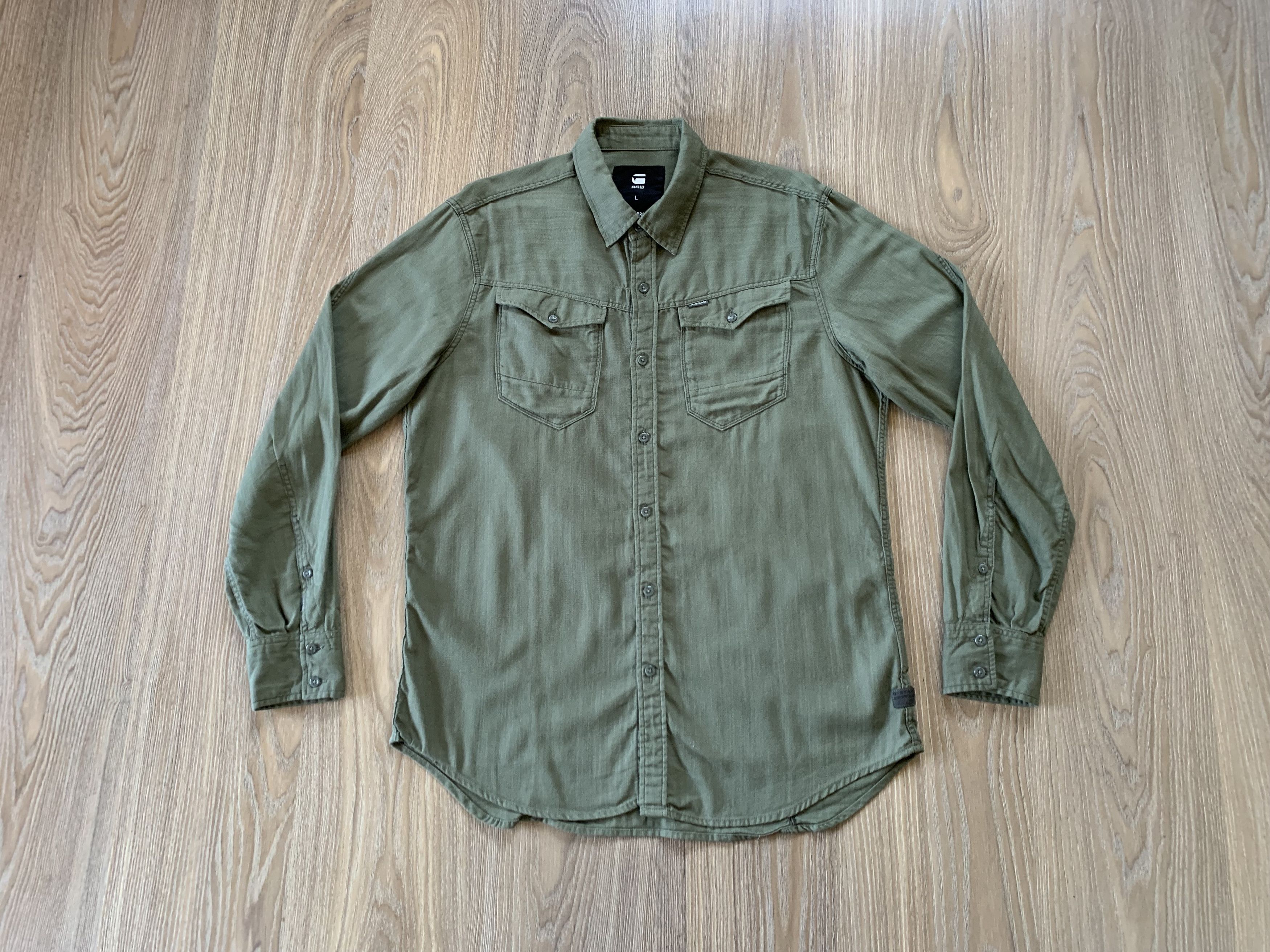 G-Star × Vintage G-Star Raw Arc 3D Long Sleeve Shirt Size US L / EU 52-54 / 3 - 10 Thumbnail