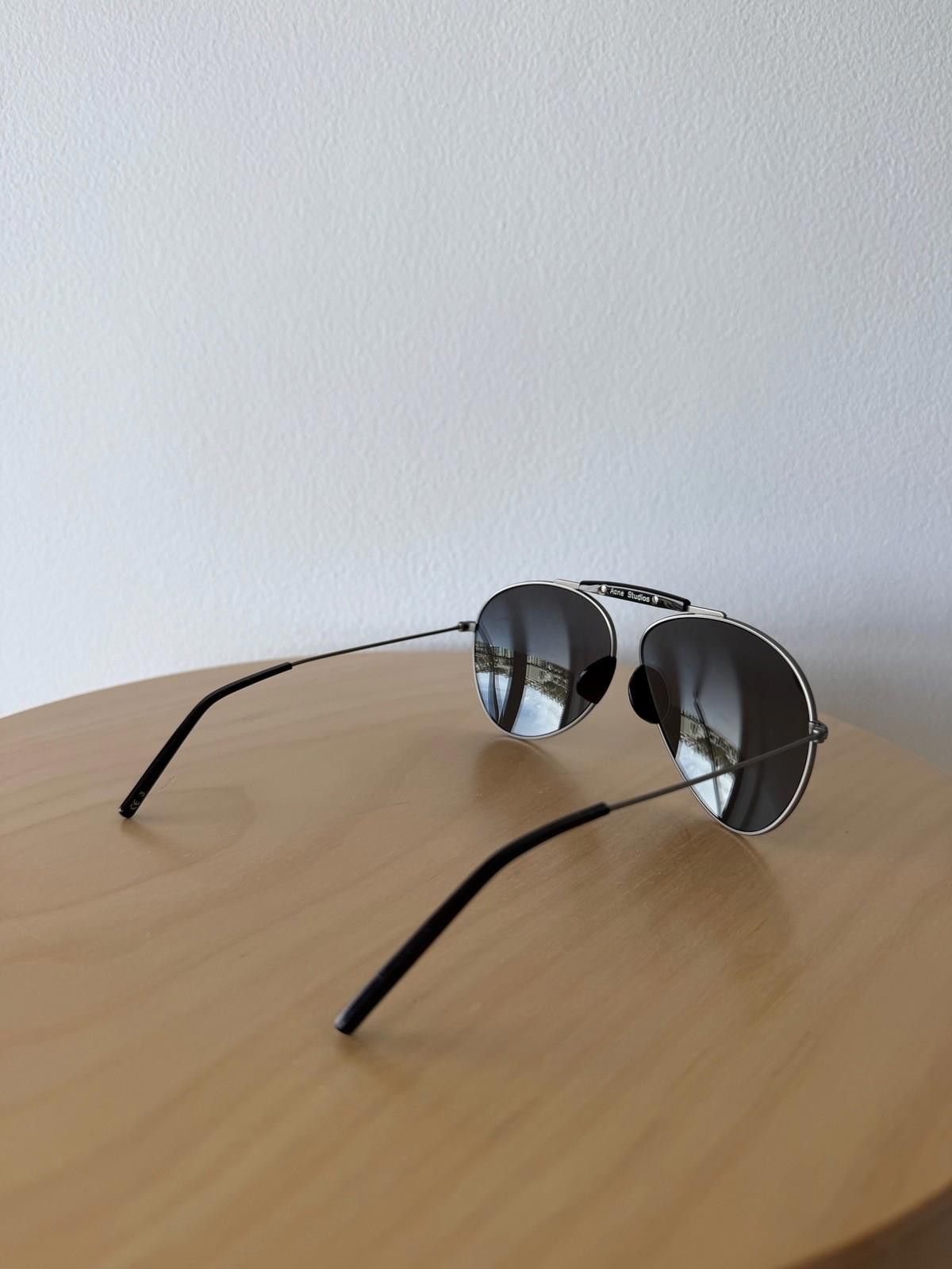 Acne Studios New acne studios howard aviator sunglasses silver black Size ONE SIZE - 7 Thumbnail