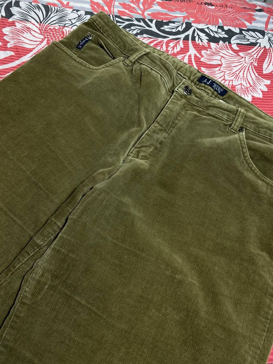 Armani × Vintage Armani Jeans Denim Vintage Made in Italy Green Size US 36 / EU 52 - 18 Thumbnail