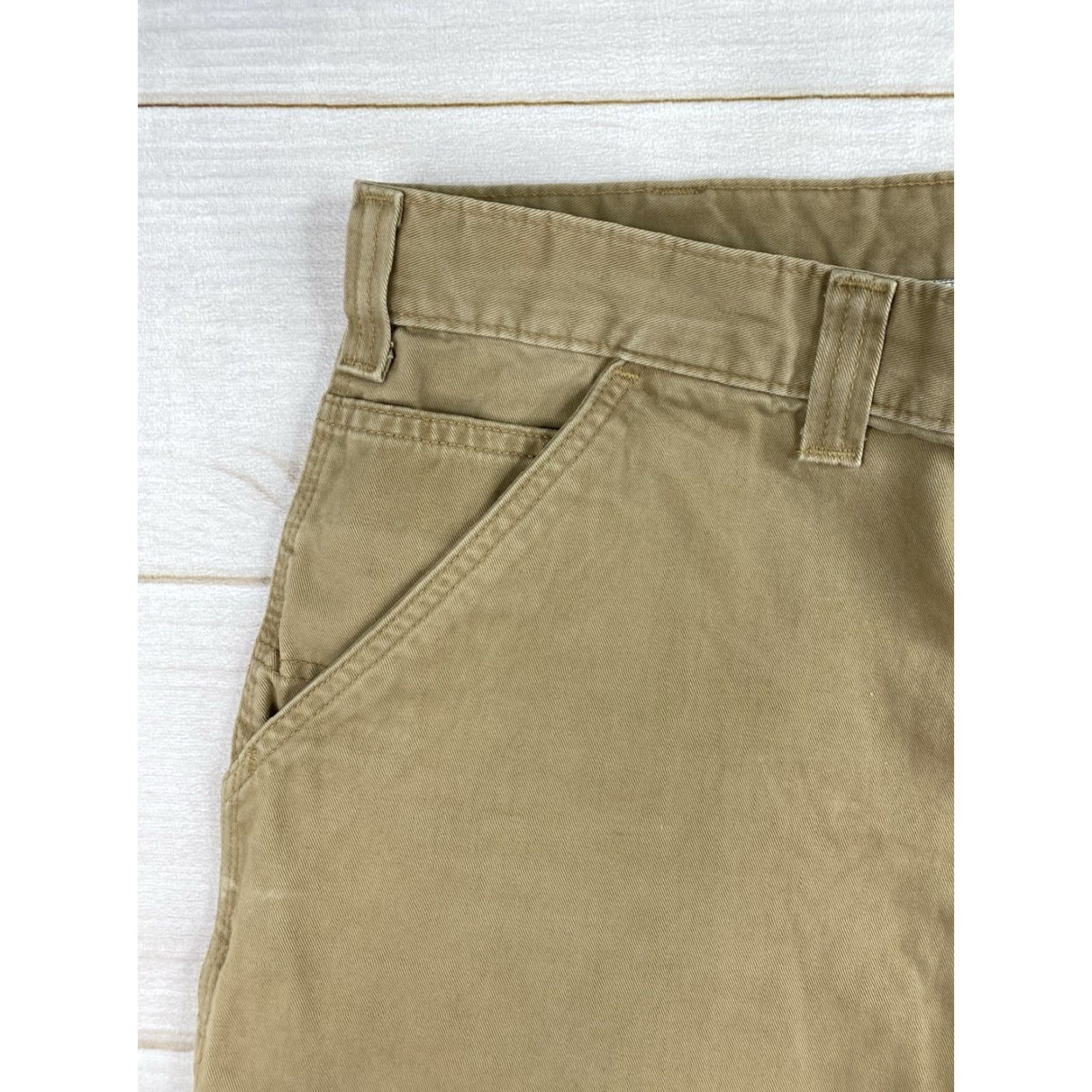 Carhartt Carhartt Pants Mens 38x34 Brown Relaxed Fit Carpenter Utility Workwear B324 - Vintage? No Size US 38 / EU 54 - 2 Thumbnail