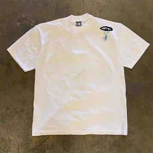Japanese Brand × Vintage White street trend spider eyes print t-shirt Size US M / EU 48-50 / 2 - 2 Thumbnail