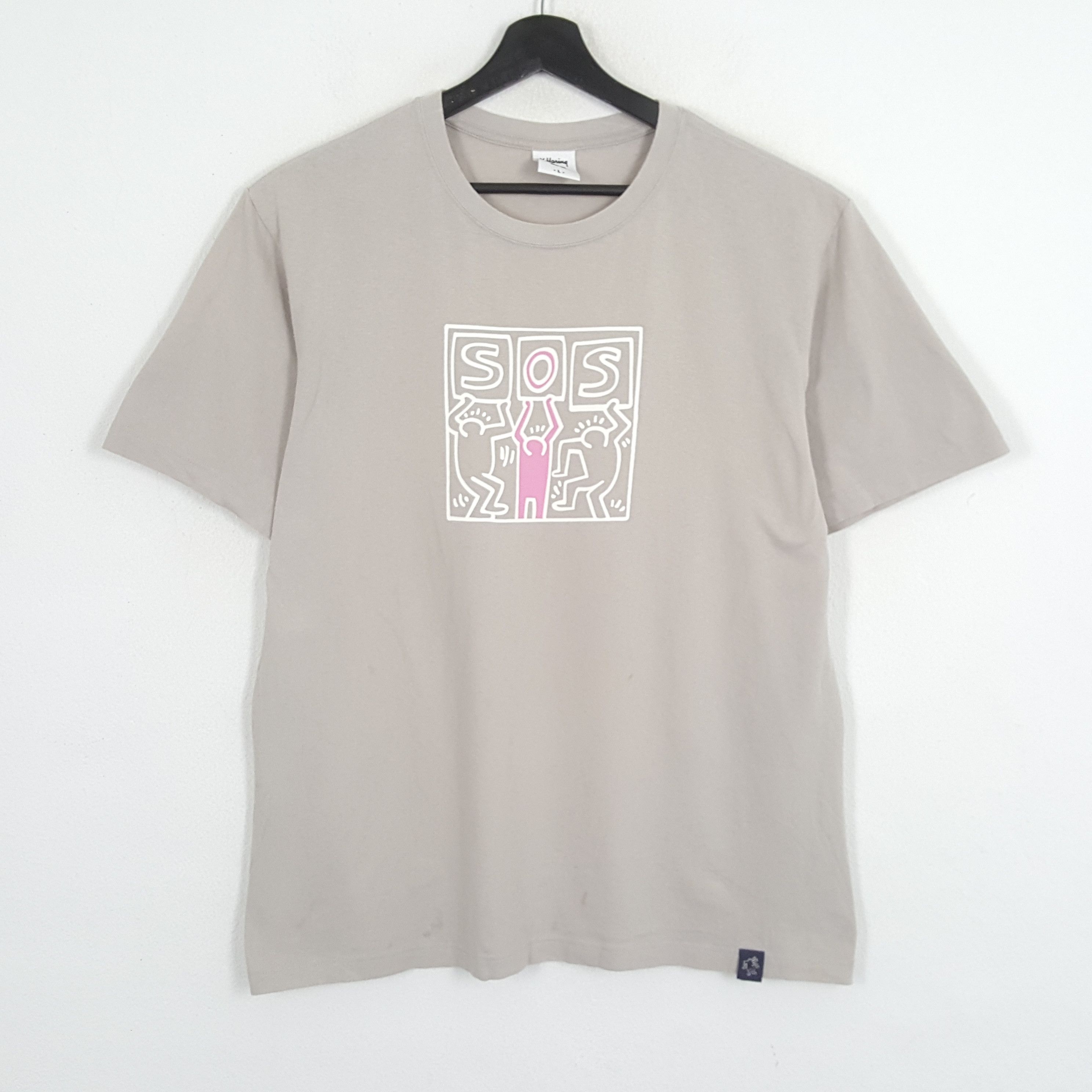 Keith Haring × Vintage KEITH HARING Art Design Style Streetwear Tshirt Size US L / EU 52-54 / 3 - 1 Thumbnail