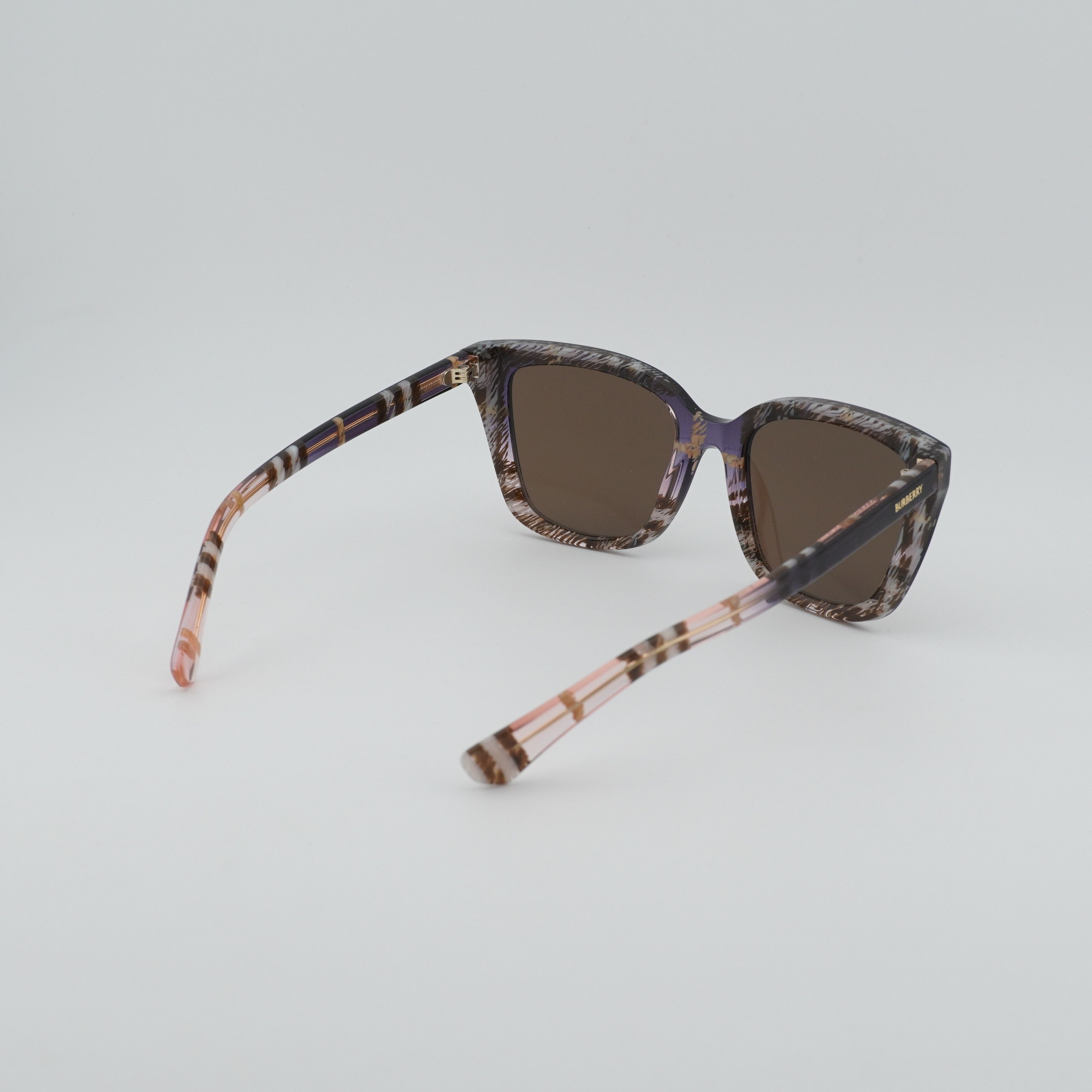 Burberry Burberry BE4487 422073 Sunglasses Check Rose Cat Eye Frame Size ONE SIZE - 6 Thumbnail