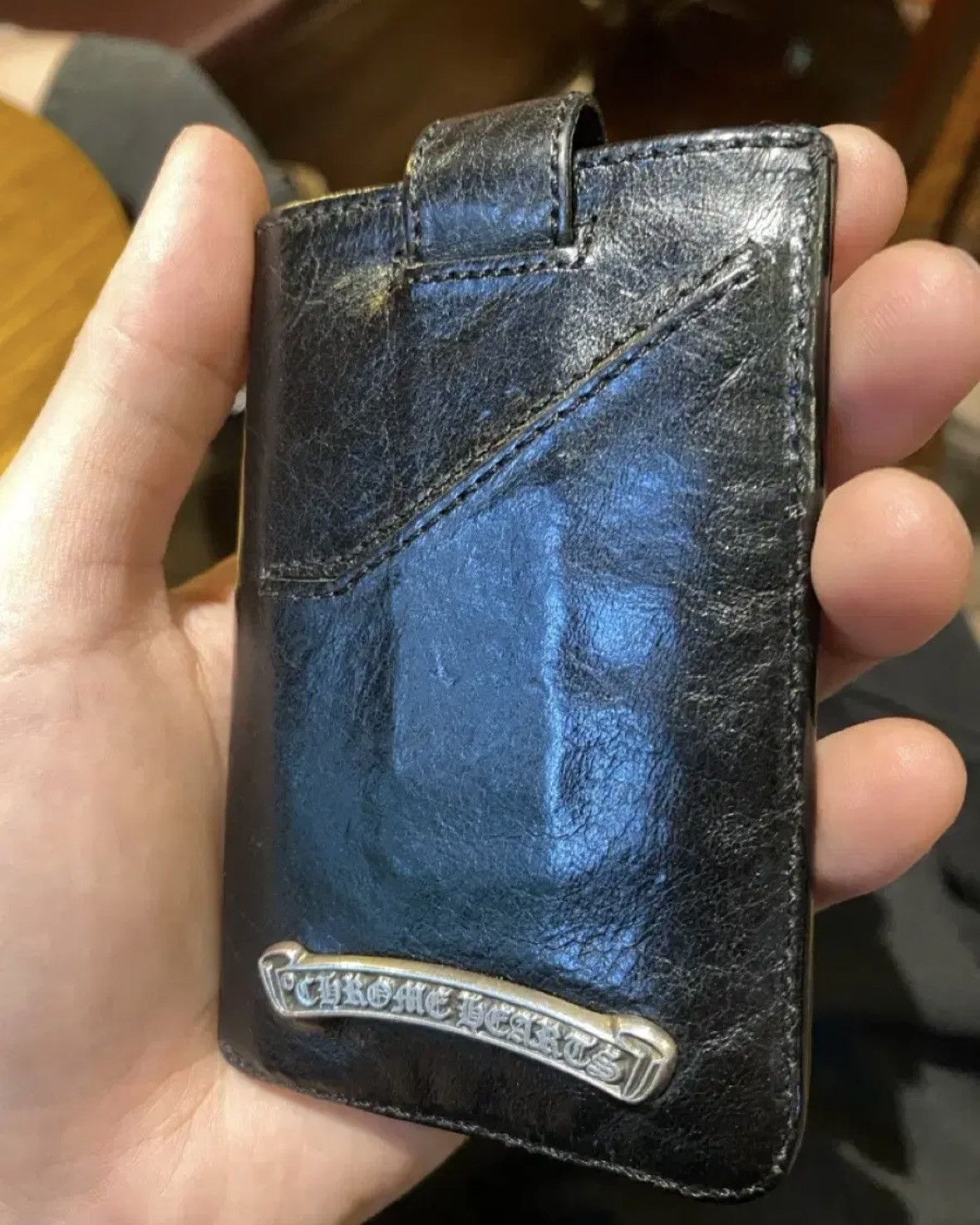 Chrome Hearts *rare* Leather Patch Card Case Size ONE SIZE - 3 Thumbnail