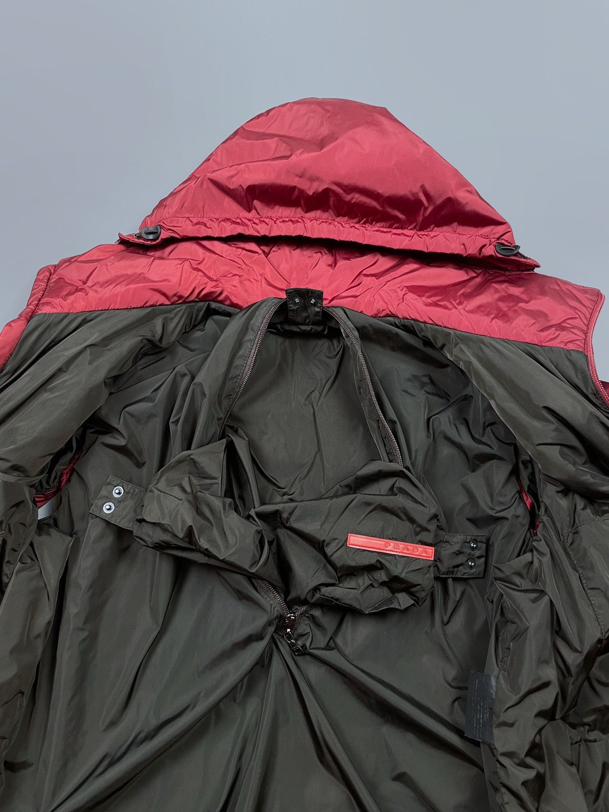 Prada Vintage 90s PRADA Red Tab Transformer Ski Zip Hood Jacket 52 Size US L / EU 52-54 / 3 - 17 Thumbnail