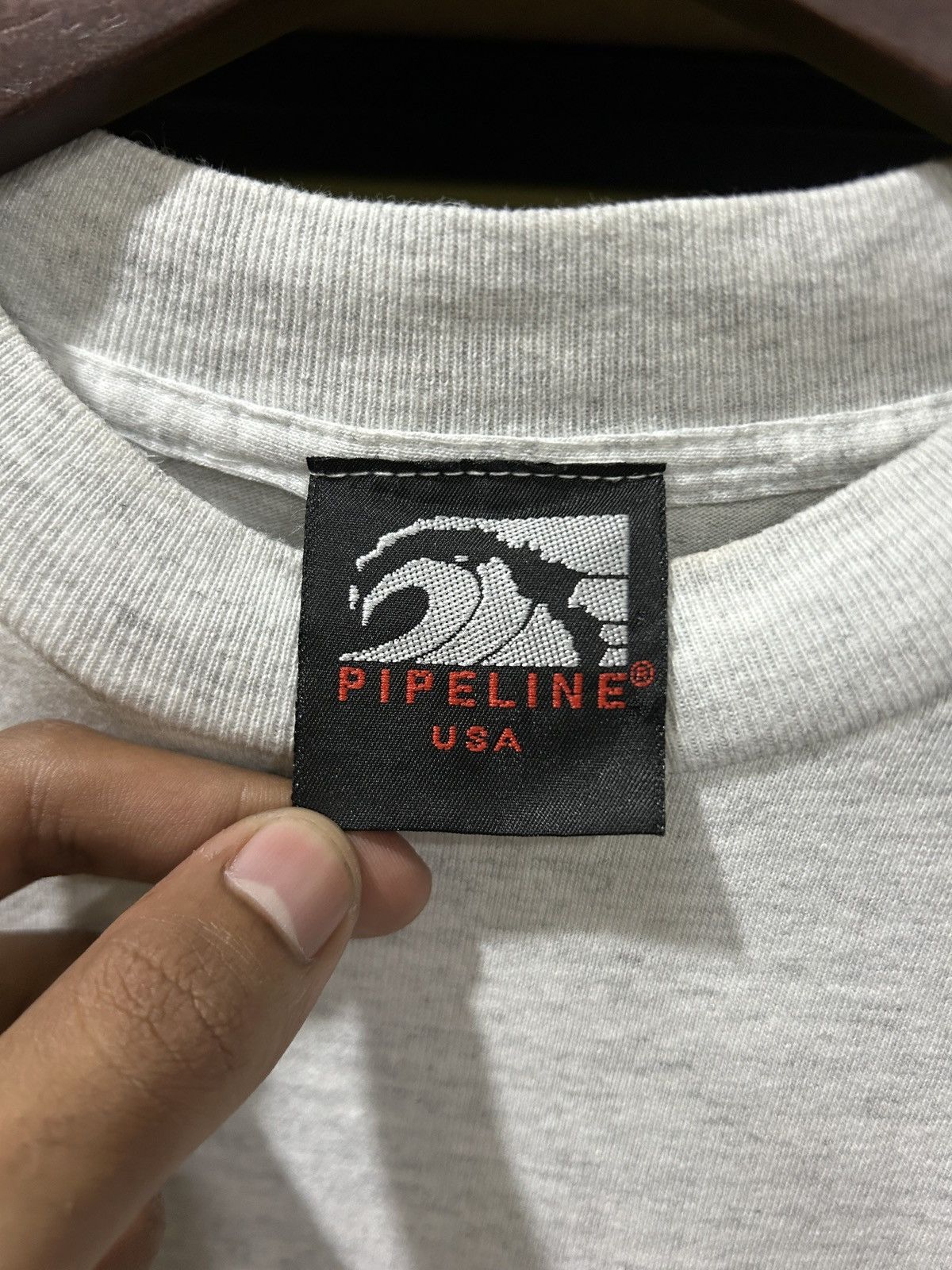 Vintage Vintage 1990s Pipeline USA Surf Flames Designs Tee Size US M / EU 48-50 / 2 - 7 Thumbnail