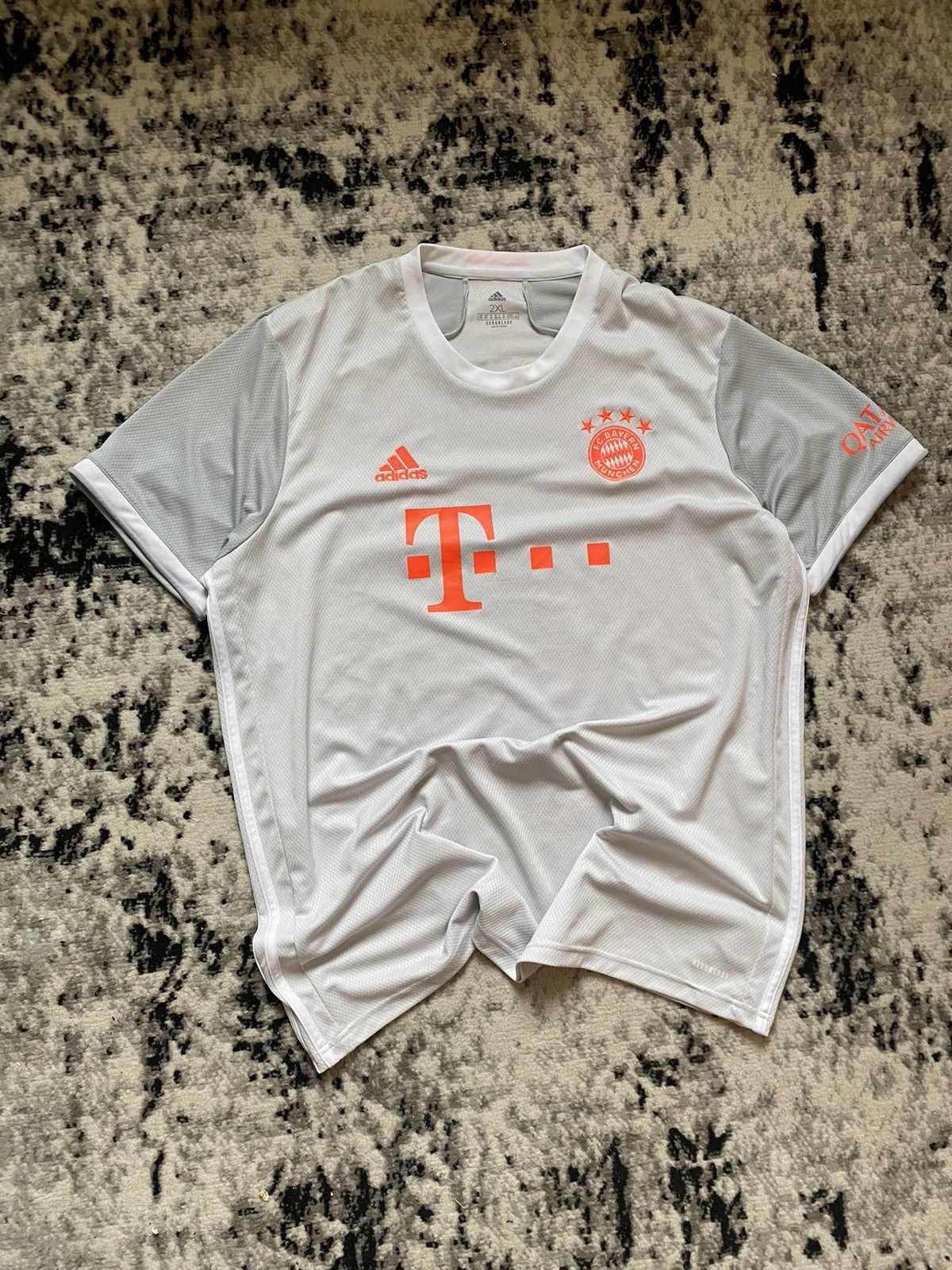 Adidas × Vintage Adidas Bayern Munich Jersey 2020 Away Authentic T-Shirt Size US XL / EU 56 / 4 - 1 Thumbnail