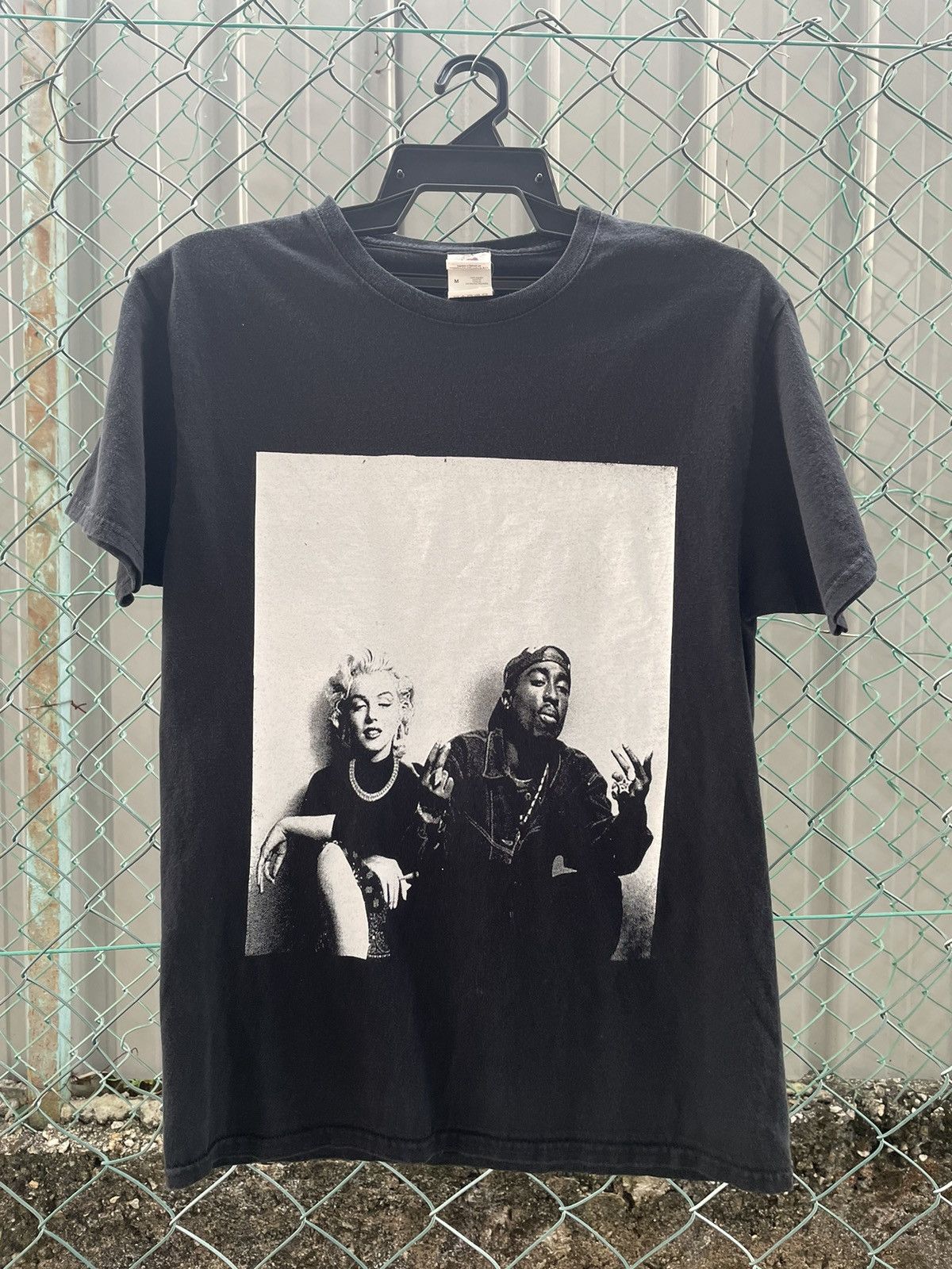 Rap Tees Distressed Vintage Y2K Tupac 2 Pac Shakur With Monroe | Grailed