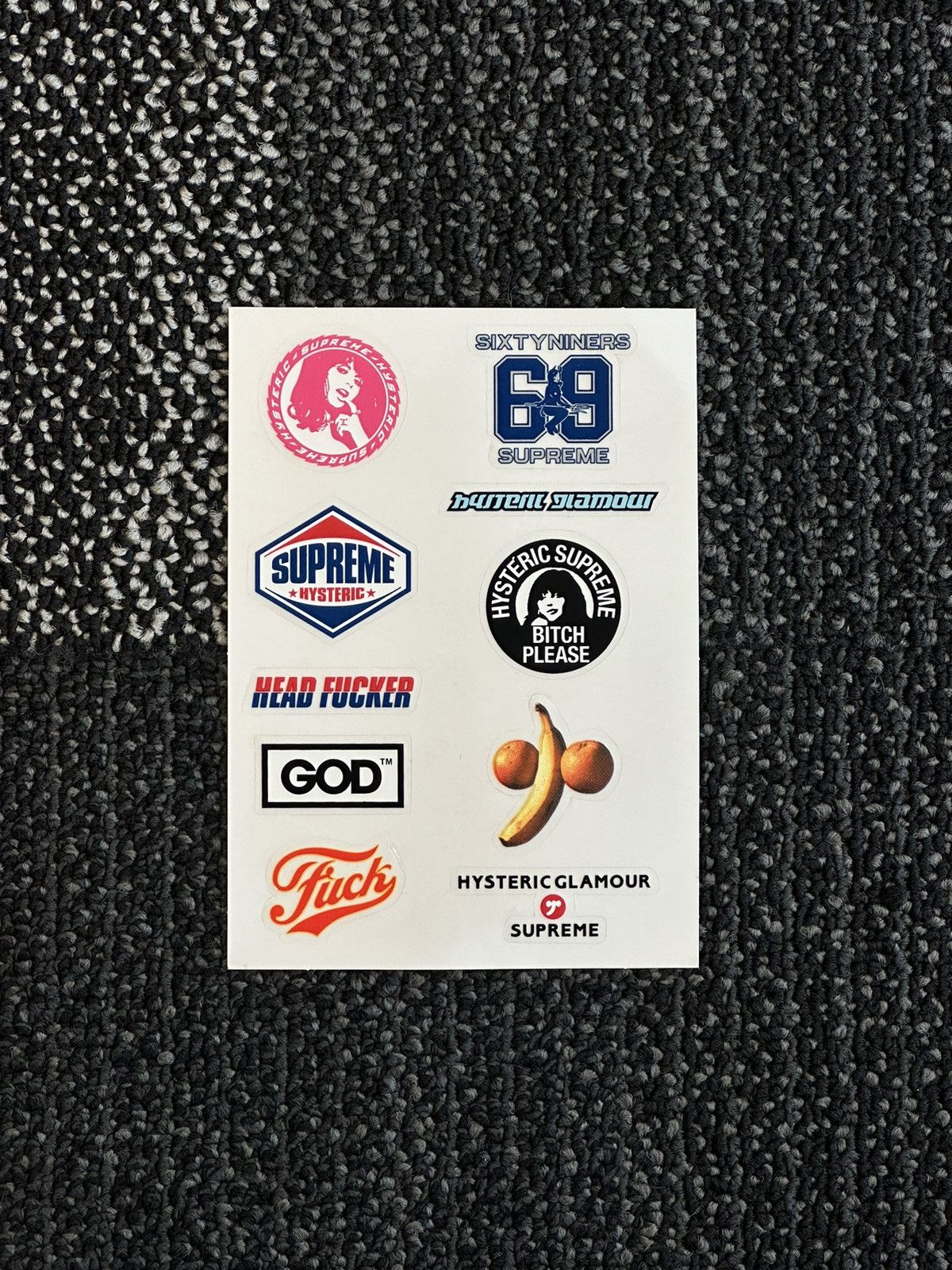Supreme Supreme Hysteric Glamour Sheet Sticker Size ONE SIZE - 1 Preview