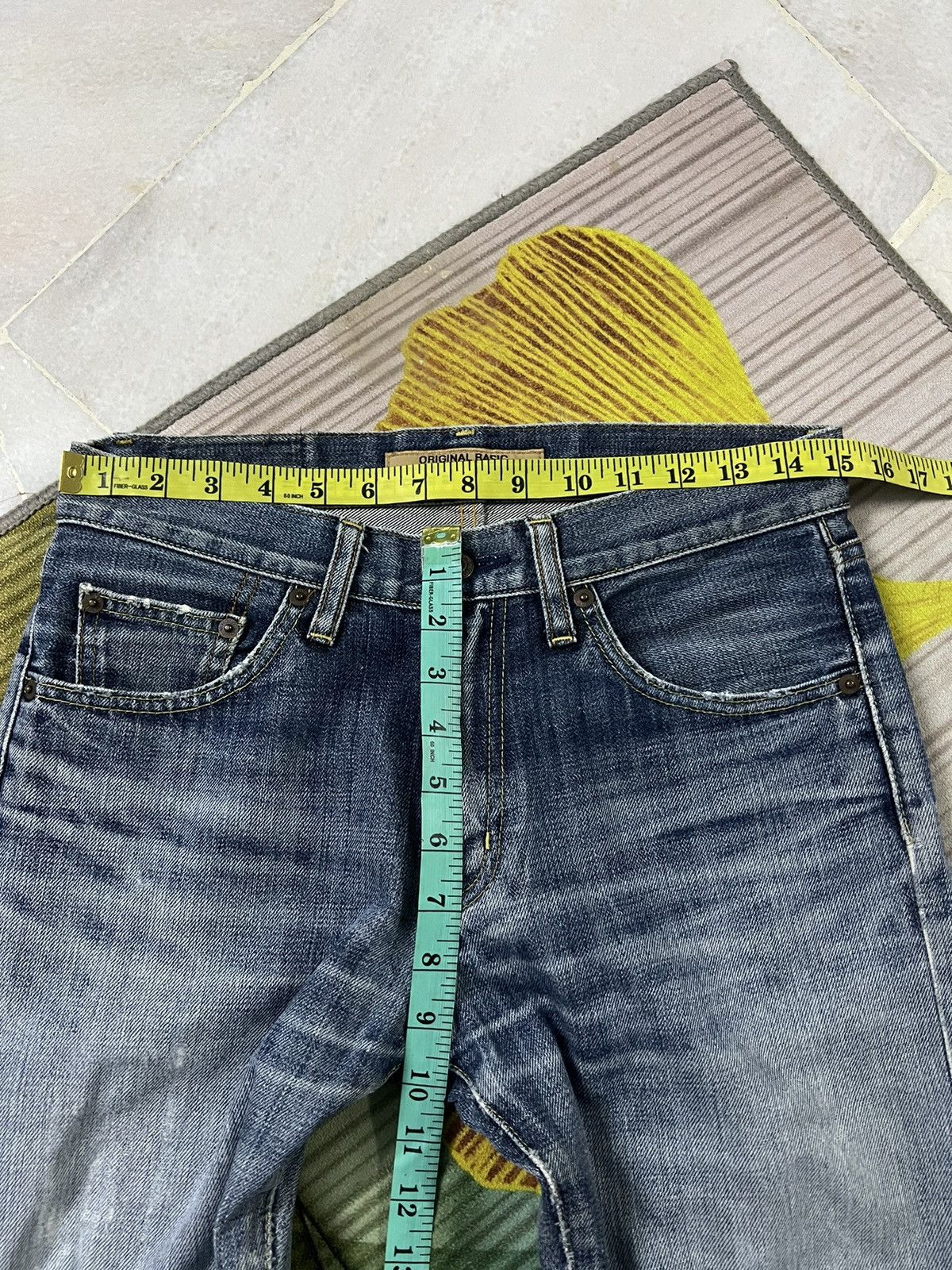 Japanese Brand × Uniqlo × Vintage Vintage Uniqlo S001 Distressed Jeans Size US 30 / EU 46 - 14 Thumbnail