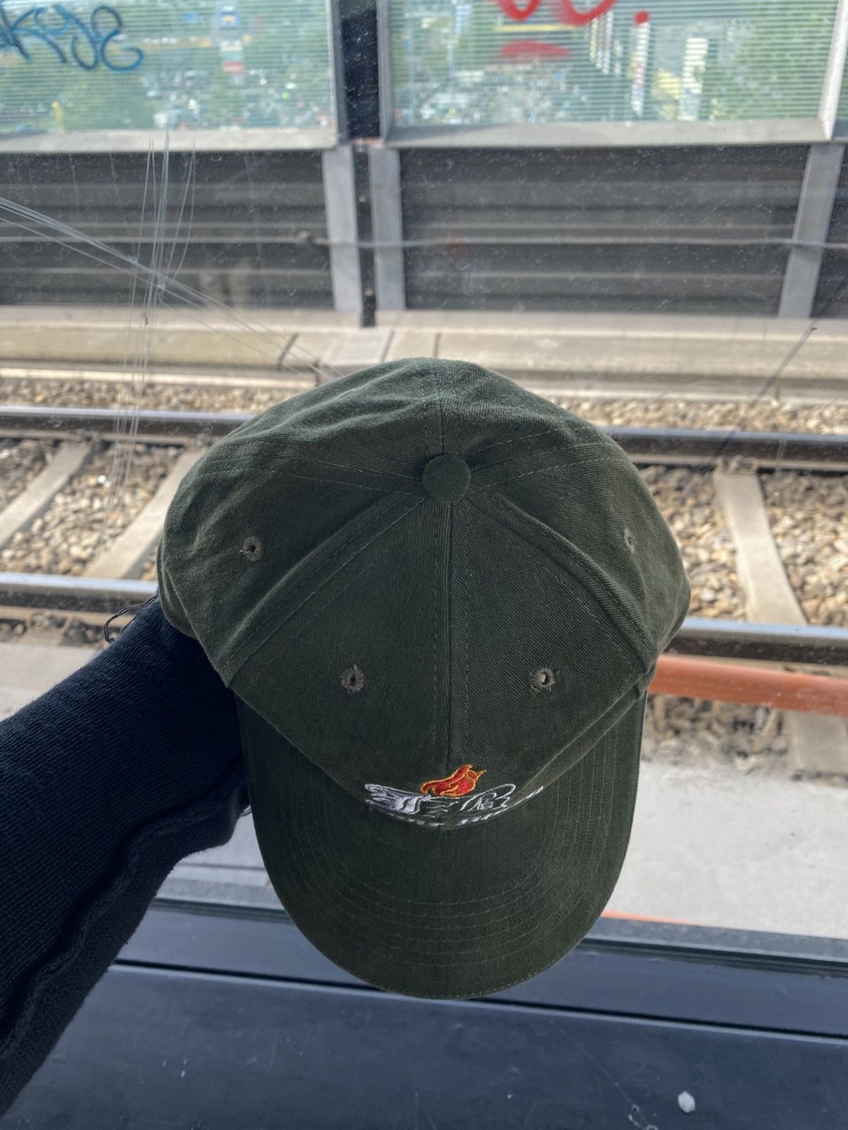 Designer × Vintage Vintage Johnny Blaze Y2K Skate Embroidered Logo Cap Size ONE SIZE - 5 Thumbnail