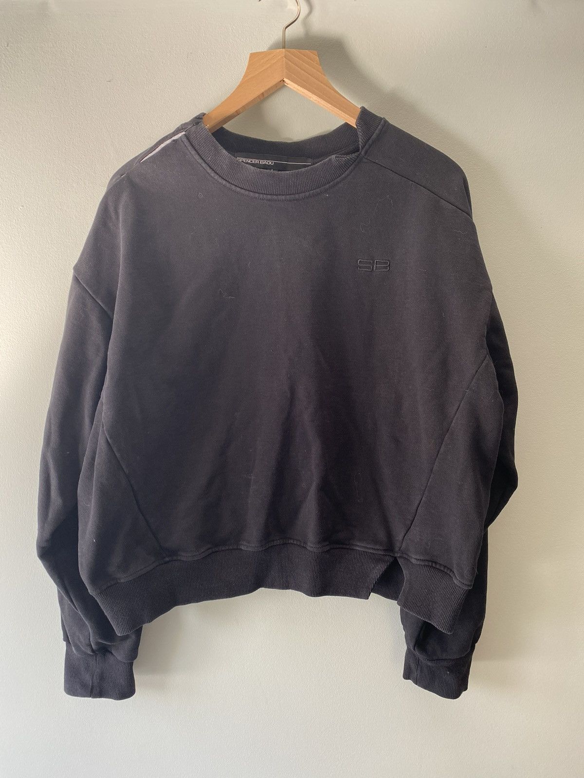 SPENCER BADU Spencer Badu Black Side Zip Sweater Size US L / EU 52-54 / 3 - 1 Thumbnail