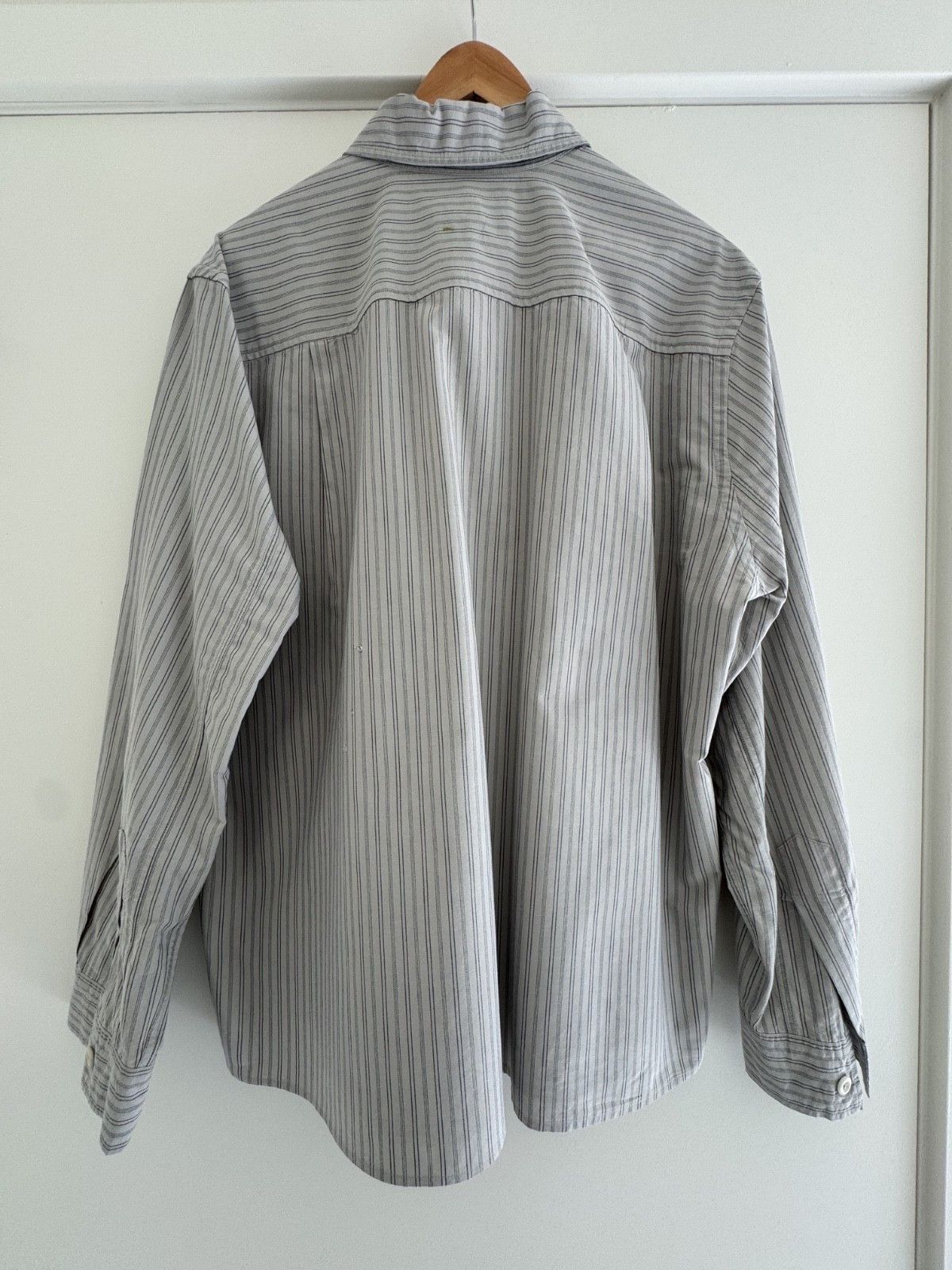 Margaret Howell Margaret Howell MHL. Cotton Shirt Pyjama Stripe Cloud Ink XL Size US XL / EU 56 / 4 - 10 Thumbnail