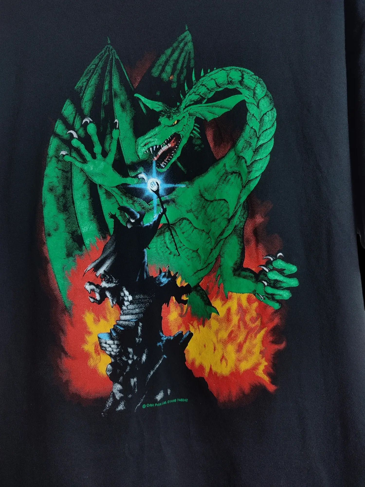 Vintage Vintage Wizard Dragon T shirt Size US M / EU 48-50 / 2 - 3 Thumbnail