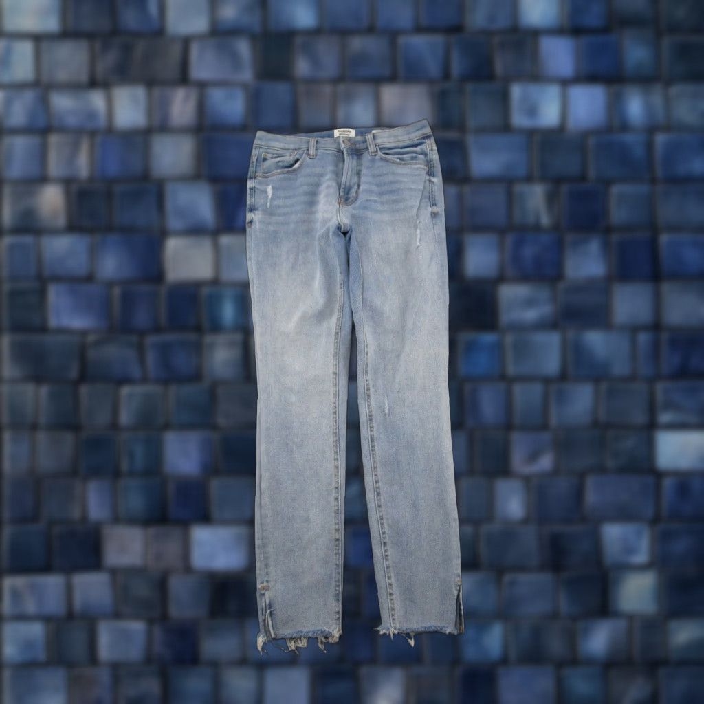 Vintage Kensie Jeans Ultimate Skinny High Rise Slit Ankle Denim Jeans 6 Blue Cotton 5-Pocket Womens Size 28" / US 6 / IT 42 - 1 Thumbnail