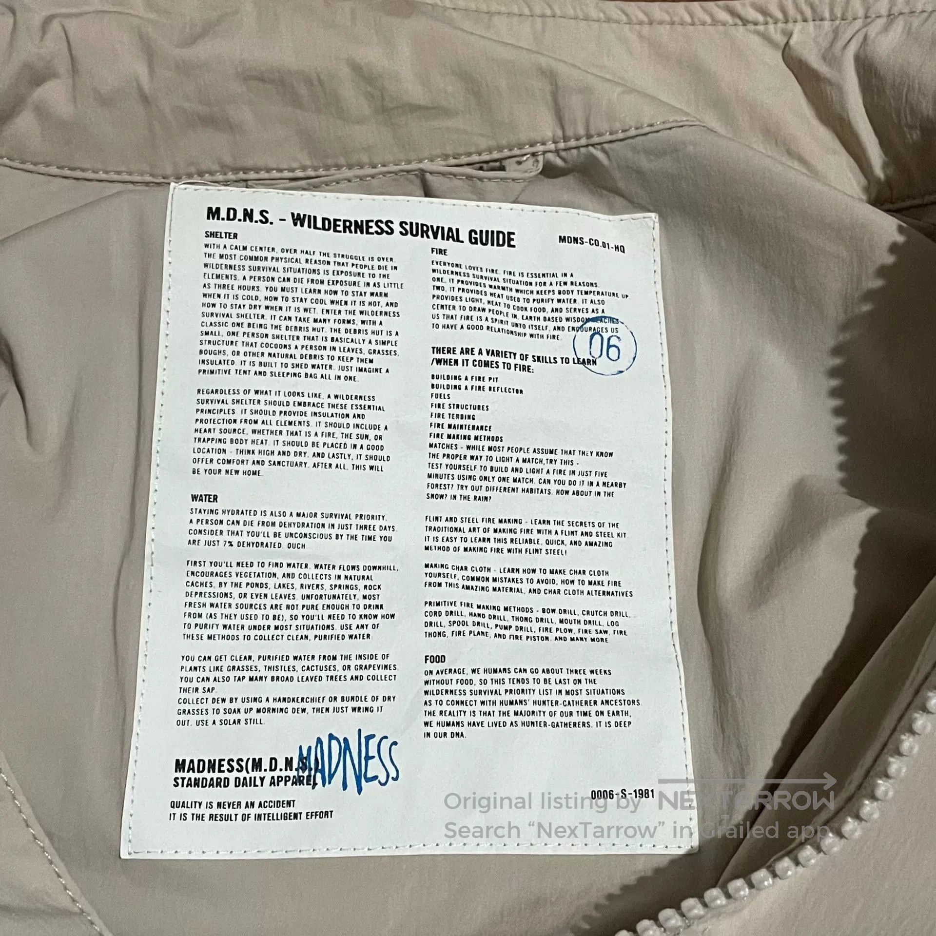 Madness MADNESS 23SS Windproof Coach Jacket. Size US S / EU 44-46 / 1 - 7 Thumbnail