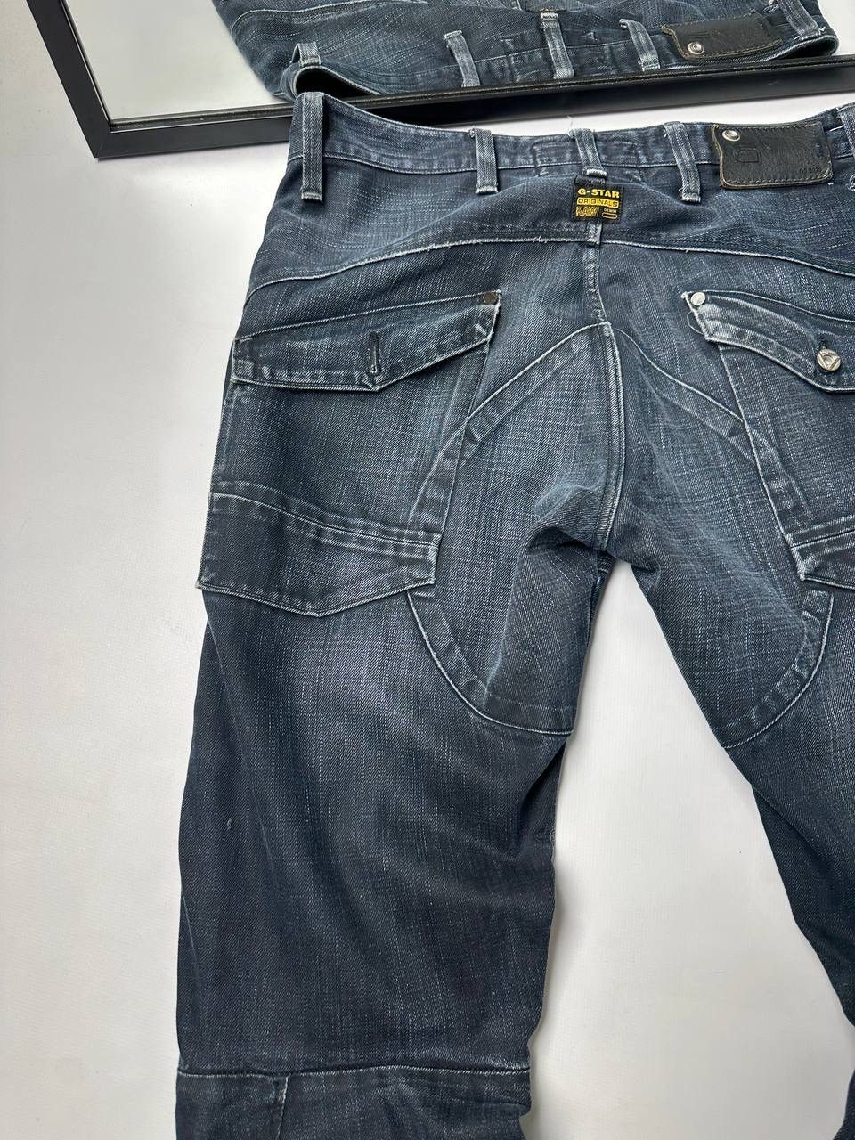 G-Star 90s Vintage Distressed Washed G Star Jean Y2K Japanese Fit Size US 32 / EU 48 - 9 Thumbnail