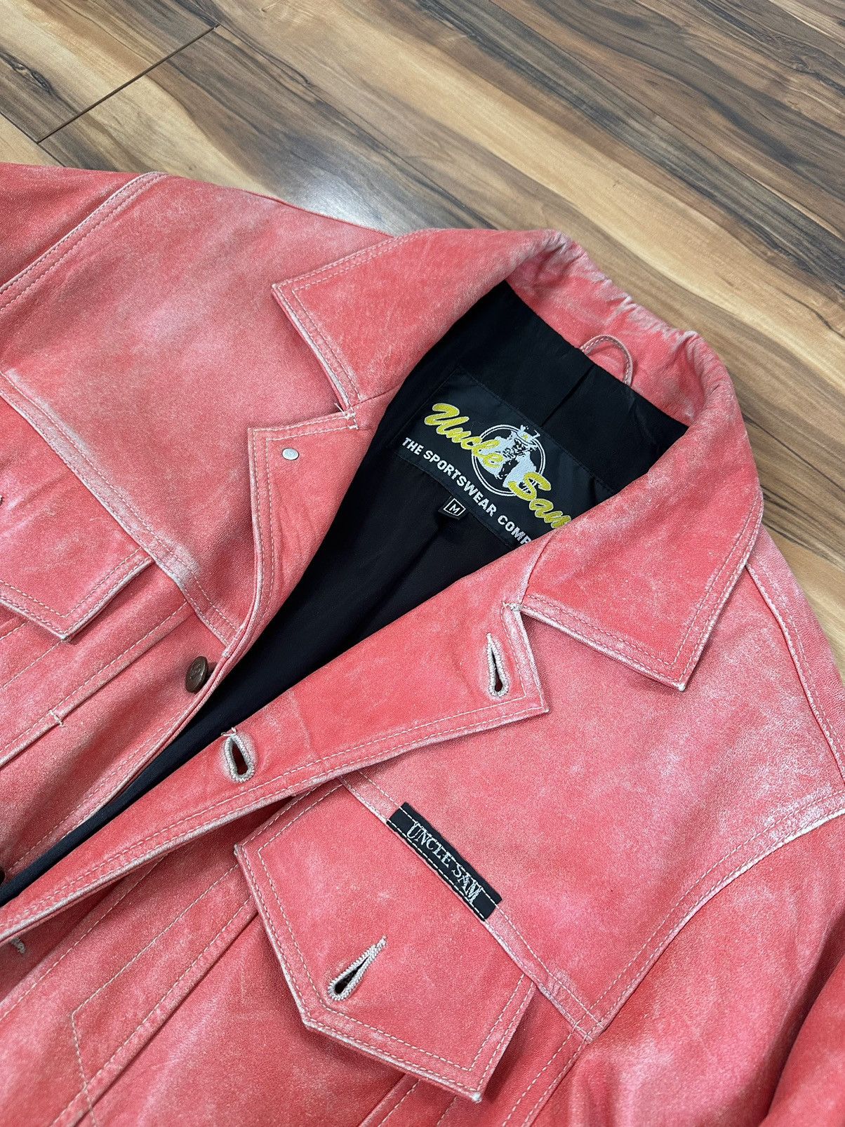 Vintage Rare Vintage Leather Jacket Size US M / EU 48-50 / 2 - 5 Thumbnail