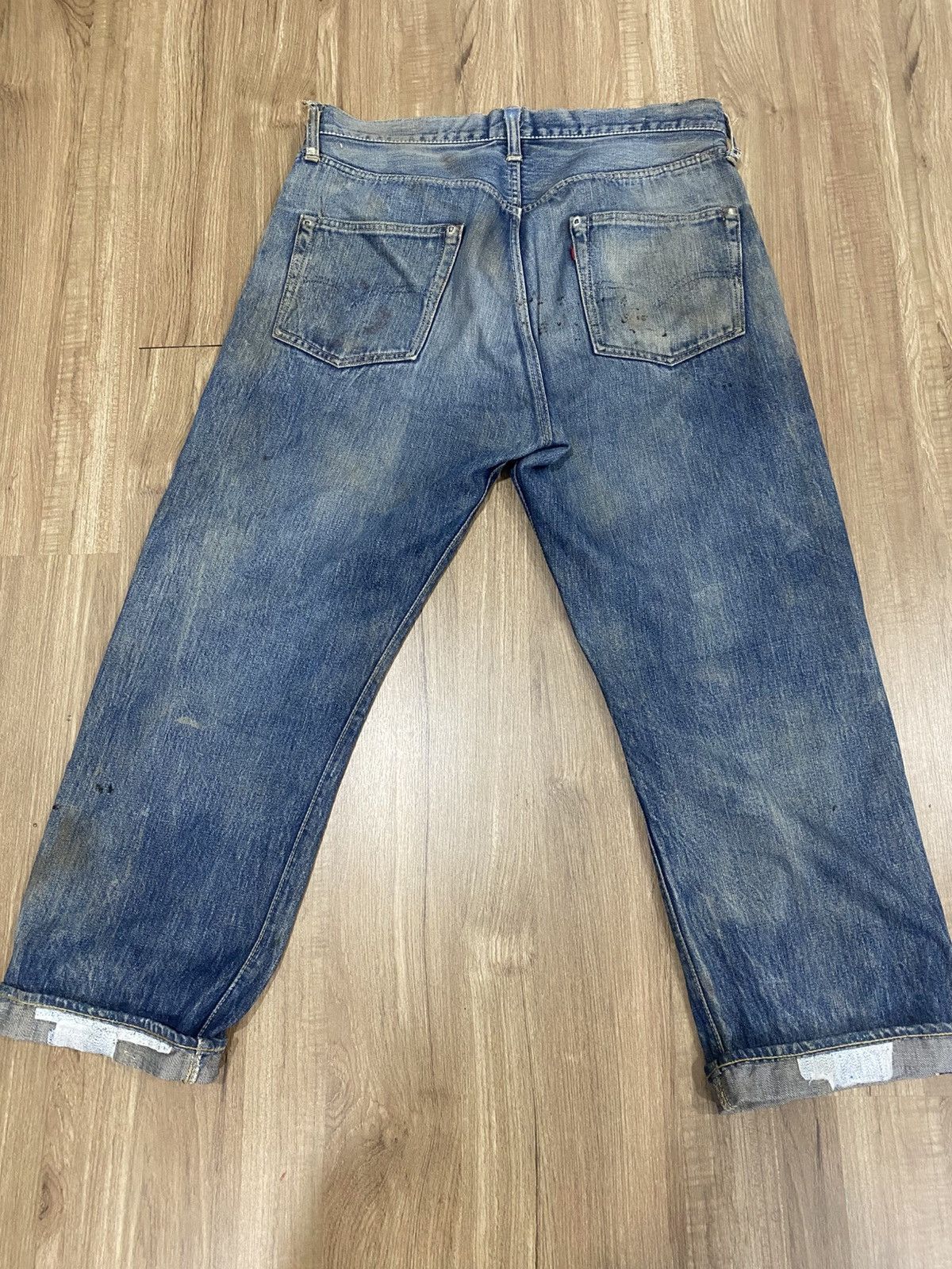 Levi's True Vintage rare Levis 1947 one sided red tab jeans big E Size US 36 / EU 52 - 8 Thumbnail