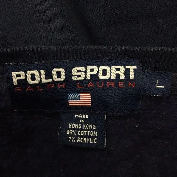 Polo Ralph Lauren Vtg 90' POLO SPORT USA Ralph Lauren Crewneck Sweatshirt Size US L / EU 52-54 / 3 - 7 Thumbnail
