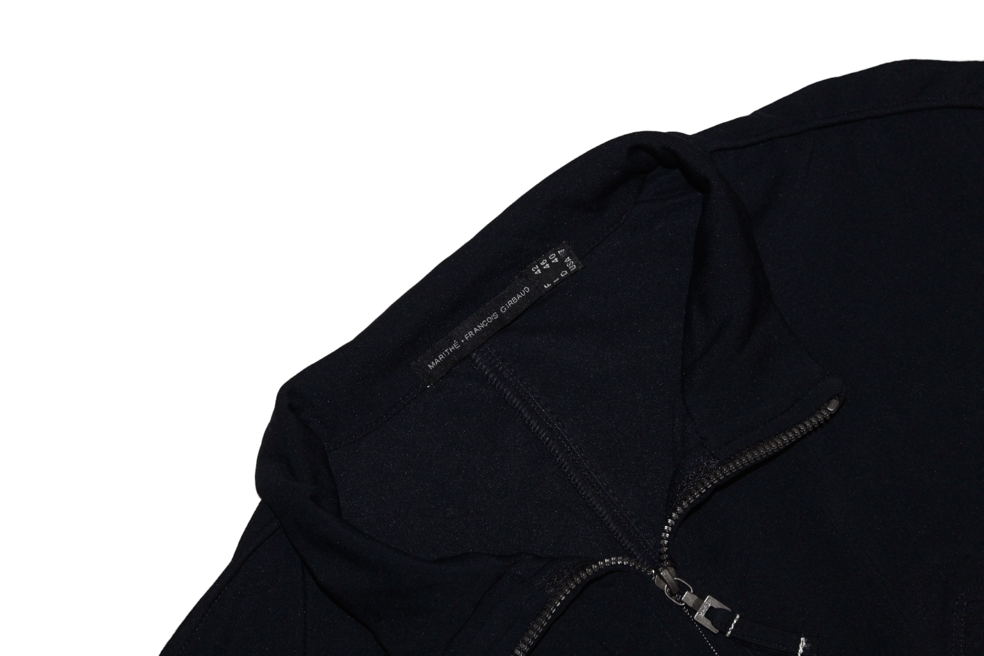 Marithe + Francois Girbaud RARE VTG💥 M+FG CRAVATATAKILLER Taped Track Fitted Jacket Size M / US 6-8 / IT 42-44 - 3 Thumbnail