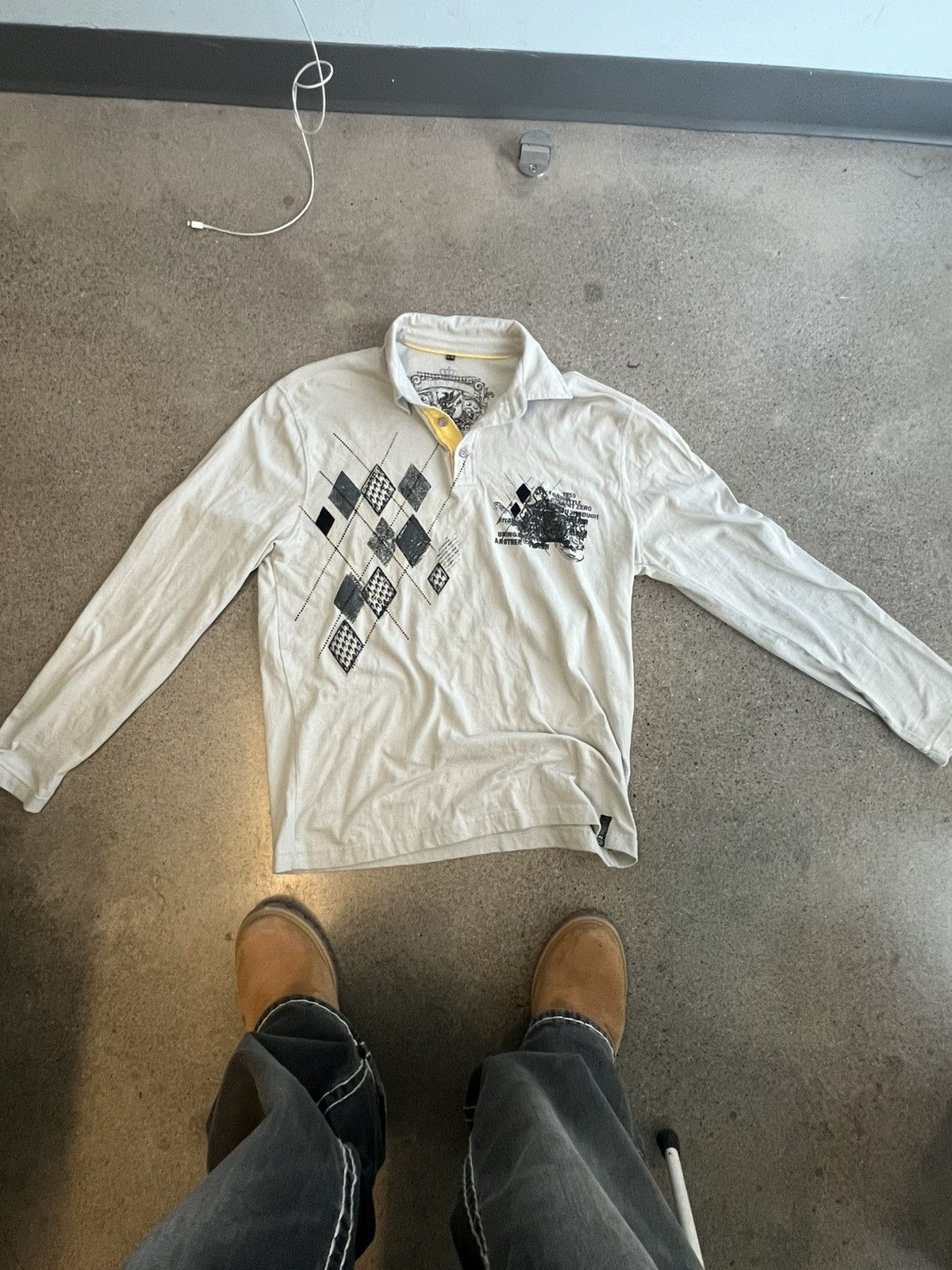 Vintage Y2K Vintage Collared Long Sleeve Size US L / EU 52-54 / 3 - 1 Thumbnail